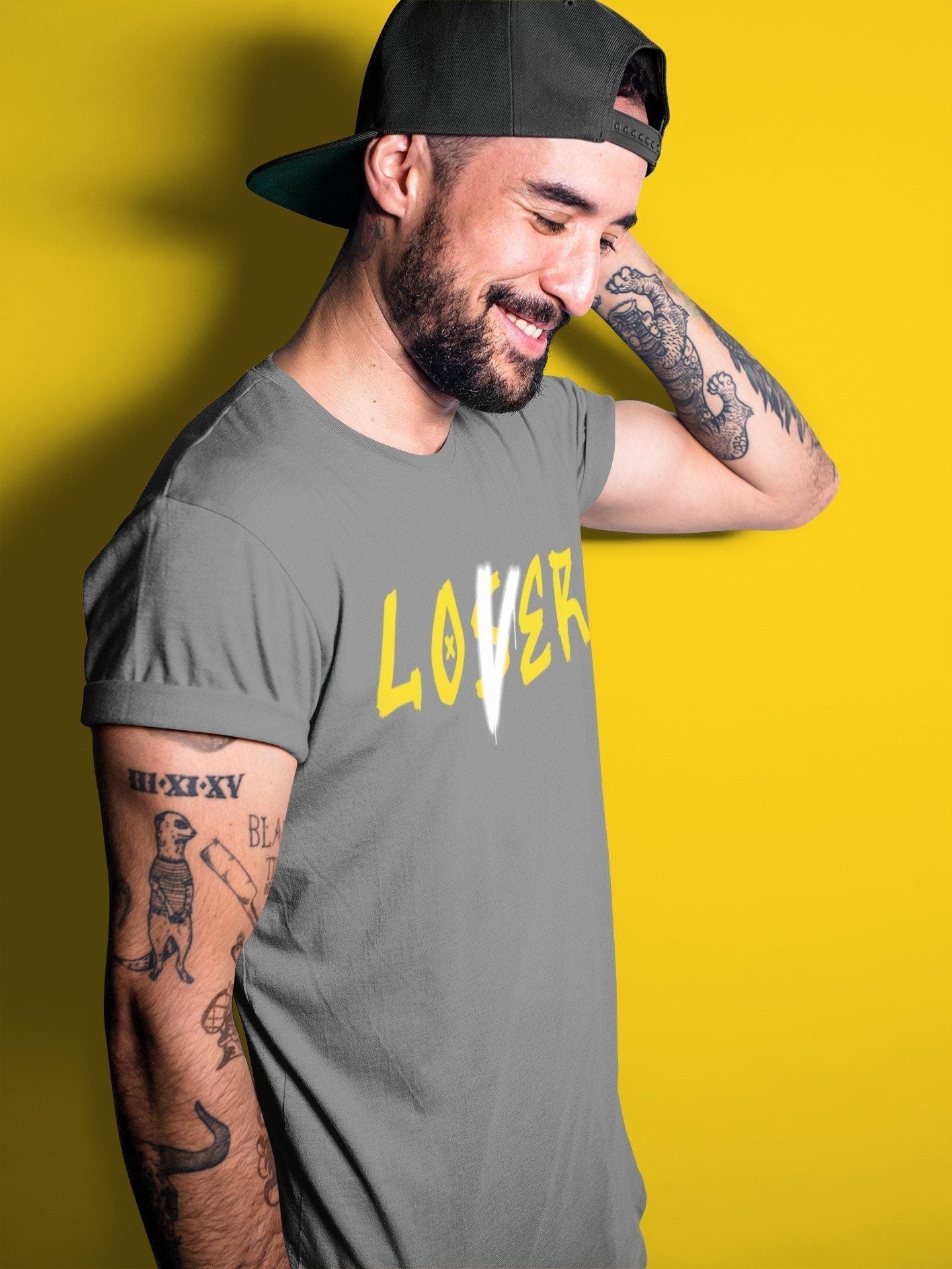 Jordan 4 Lightning Shirt To Match Jordans Loser Lover Sneaker Tees Jordan 4 Lightning Drip Gear Zone Sneaker Matching Clothing Unisex Shirts