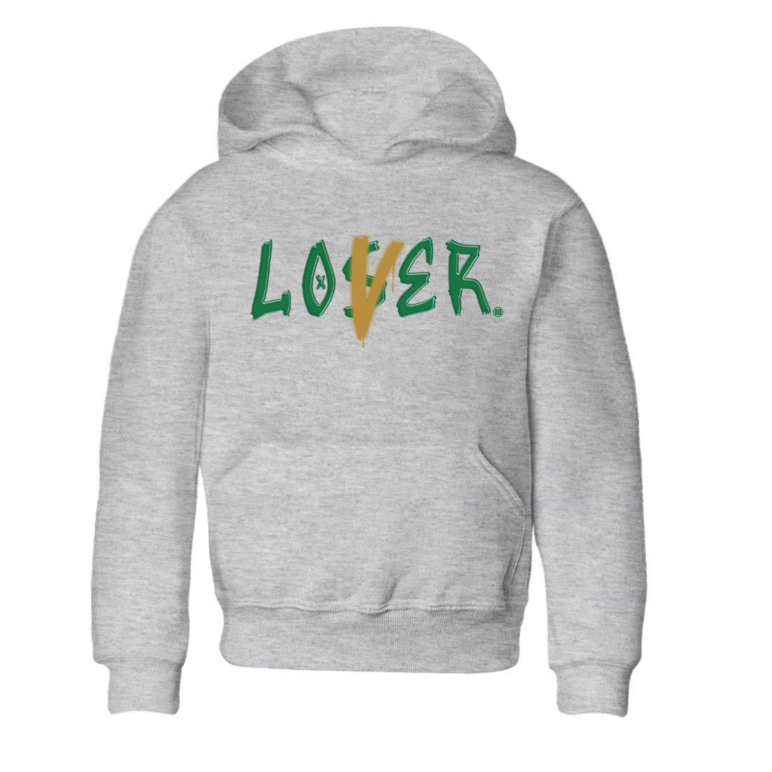 Air Jordan 4 Pine Green Sneaker Match Tees Loser Lover Streetwear Sneaker Shirt Nike SB x Jordan 4 Pine Green Sneaker Release Tees Kids Shirts Heather Grey 2