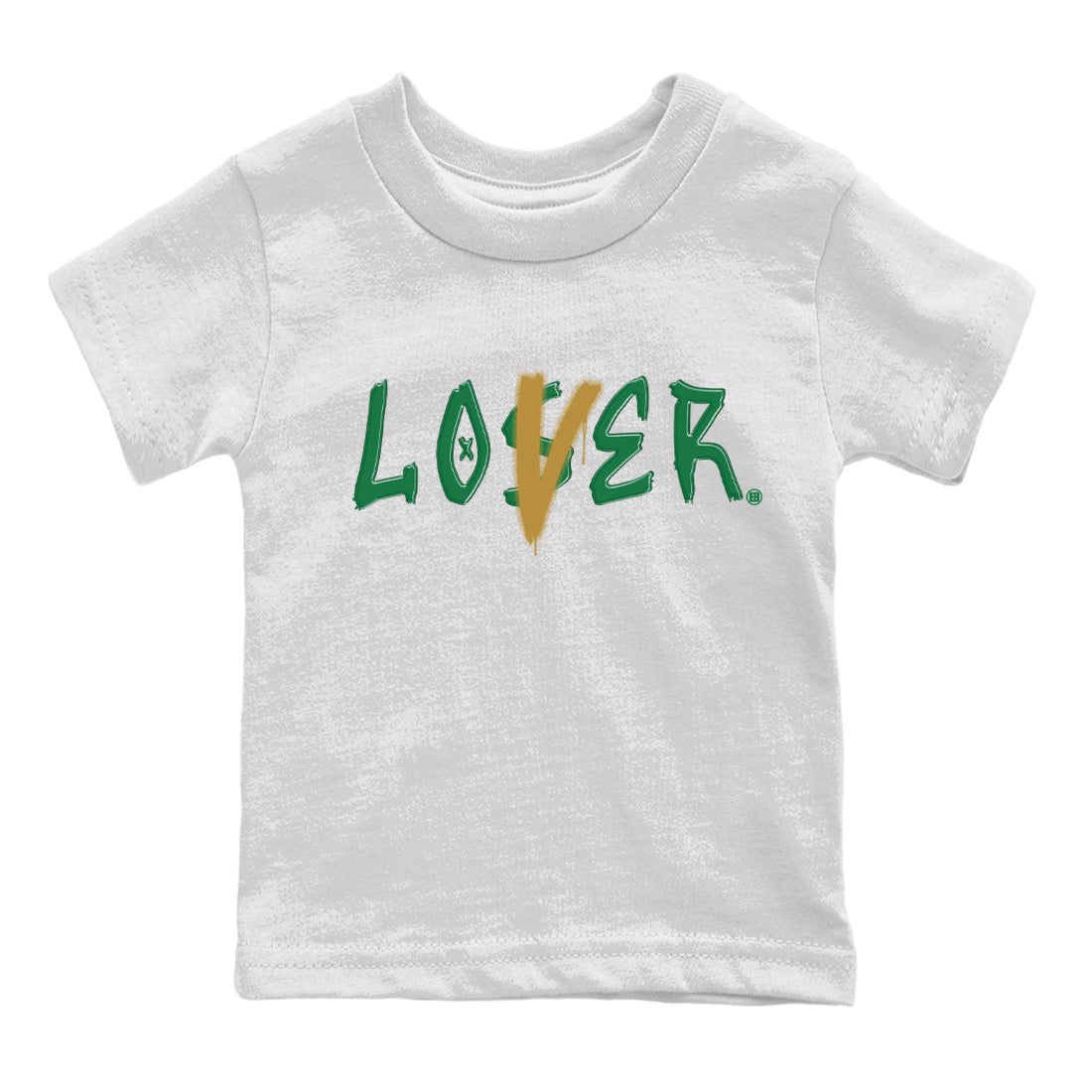 Air Jordan 4 Pine Green Sneaker Match Tees Loser Lover Streetwear Sneaker Shirt Nike SB x Jordan 4 Pine Green Sneaker Release Tees Kids Shirts White 2