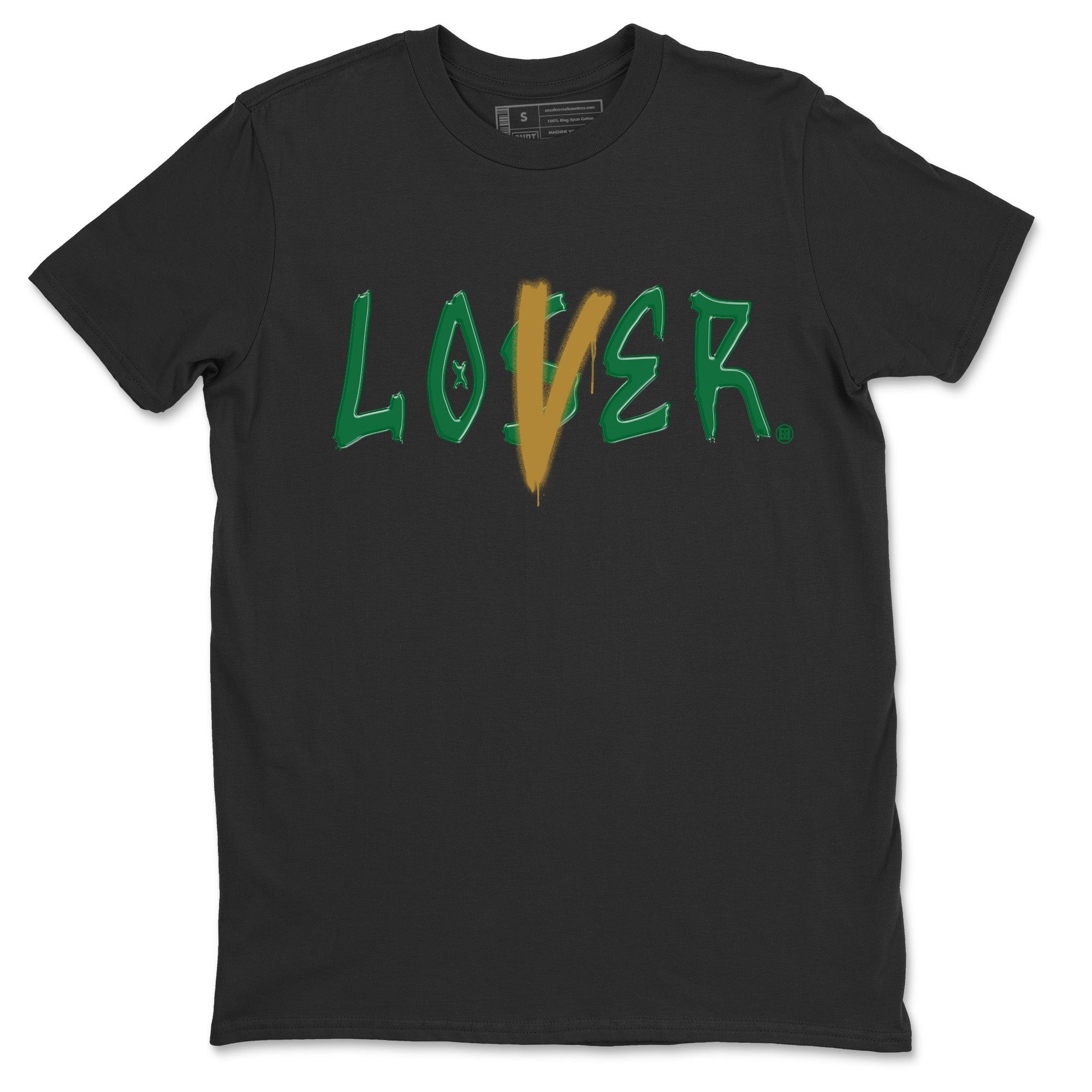 Air Jordan 4 Pine Green Sneaker Match Tees Loser Lover Streetwear Sneaker Shirt Nike SB x Jordan 4 Pine Green Sneaker Release Tees Unisex Shirts Black 2