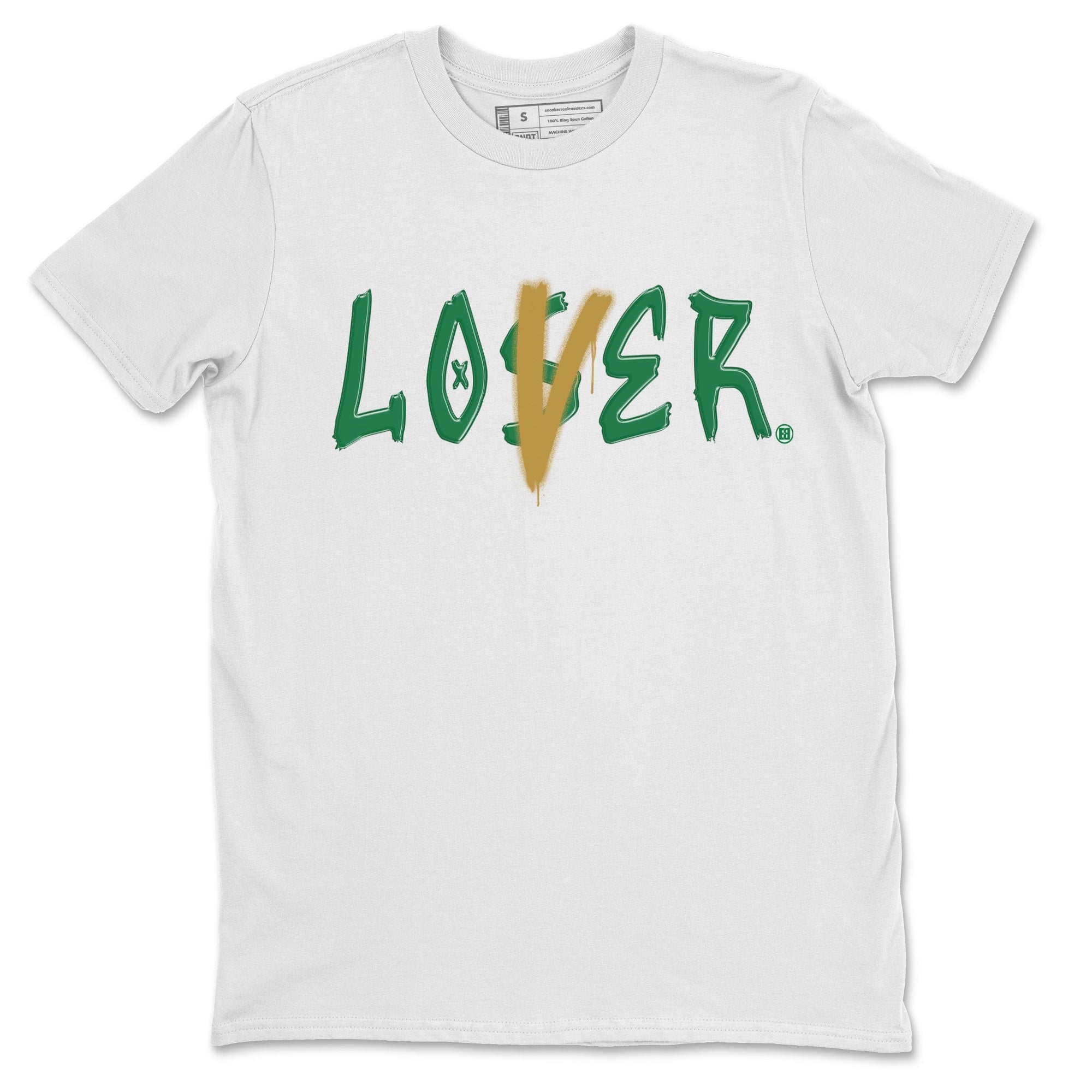 Air Jordan 4 Pine Green Sneaker Match Tees Loser Lover Streetwear Sneaker Shirt Nike SB x Jordan 4 Pine Green Sneaker Release Tees Unisex Shirts White 2