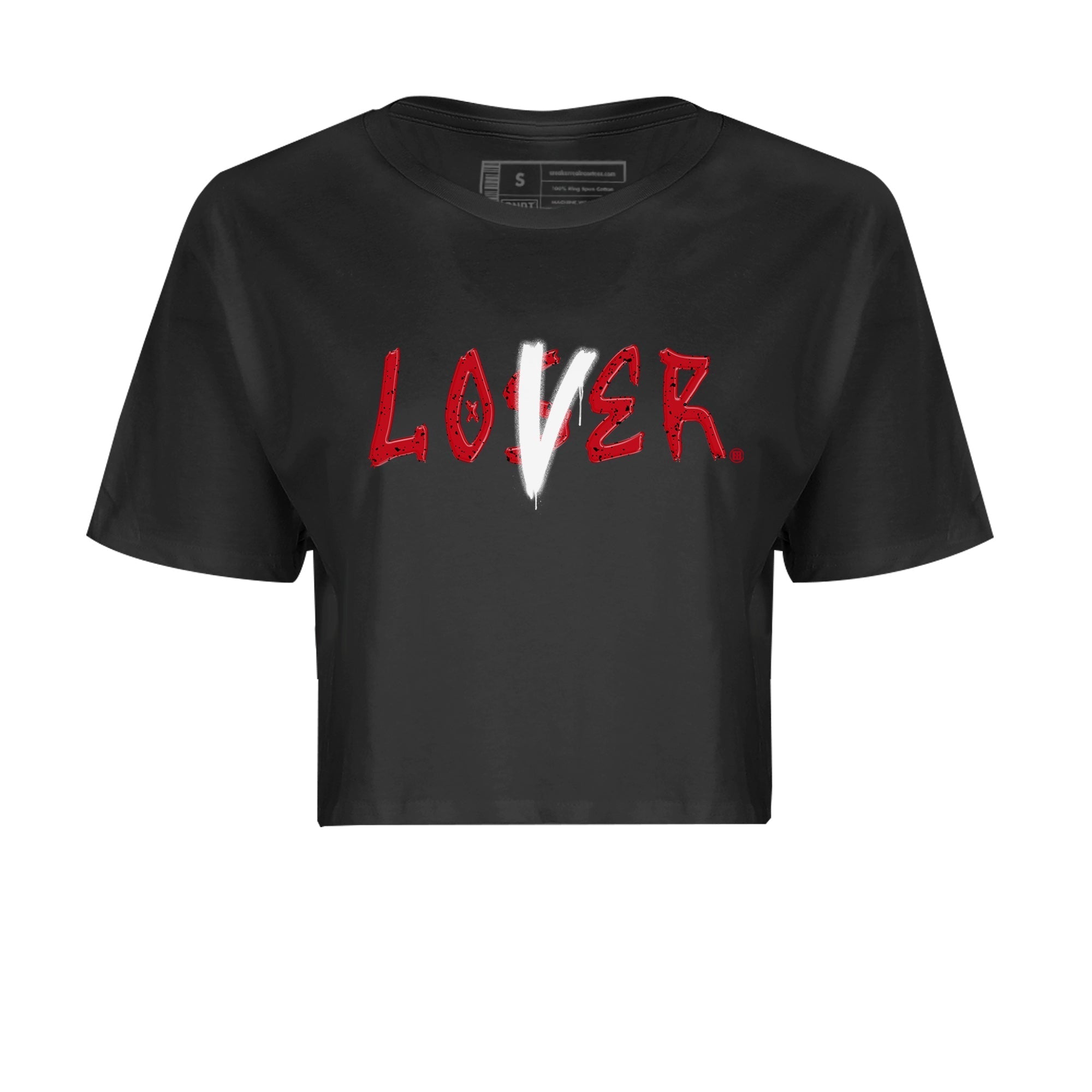 Jordan 4 Red Cement Tees Outfits Loser Lover Streetwear Sneaker Shirt Air Jordan 4 Red Cement Sneaker Release Tees Women's Shirts Black 2
