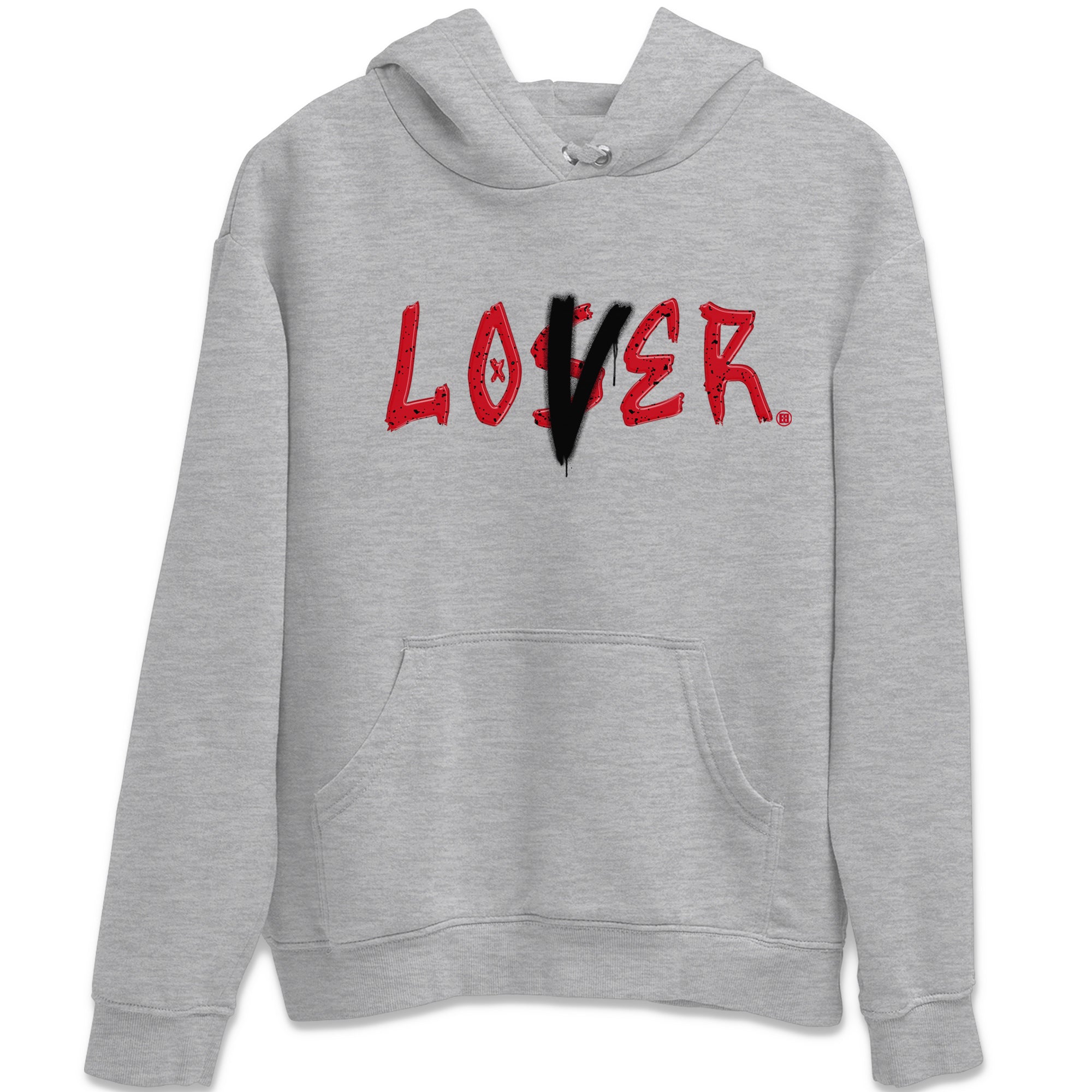 Jordan 4 Red Cement Tees Outfits Loser Lover Streetwear Sneaker Shirt Air Jordan 4 Red Cement Sneaker Release Tees Unisex Shirts Heather Grey 2