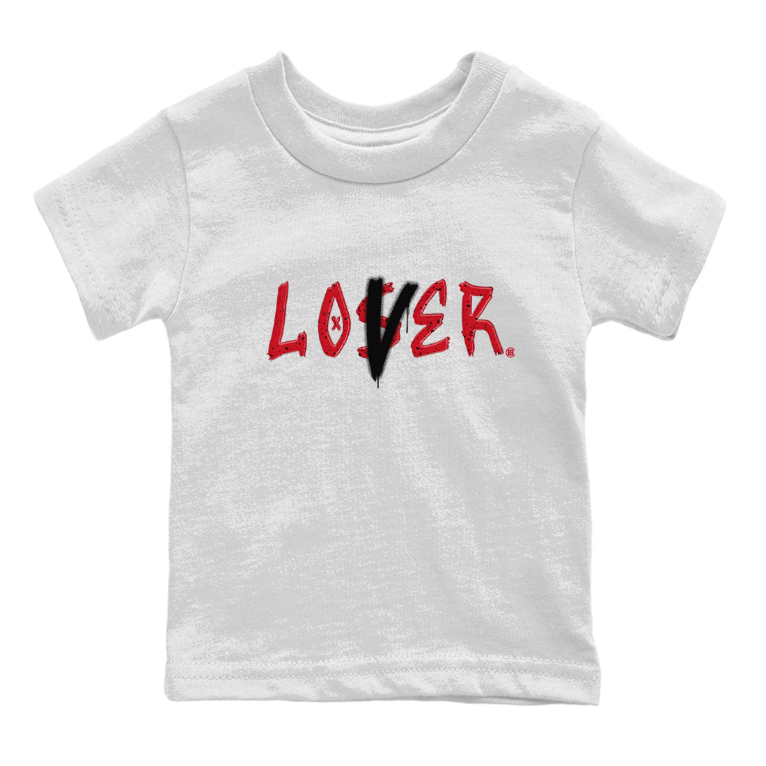 Jordan 4 Red Cement Tees Outfits Loser Lover Streetwear Sneaker Shirt Air Jordan 4 Red Cement Sneaker Release Tees Kids Shirts White 2
