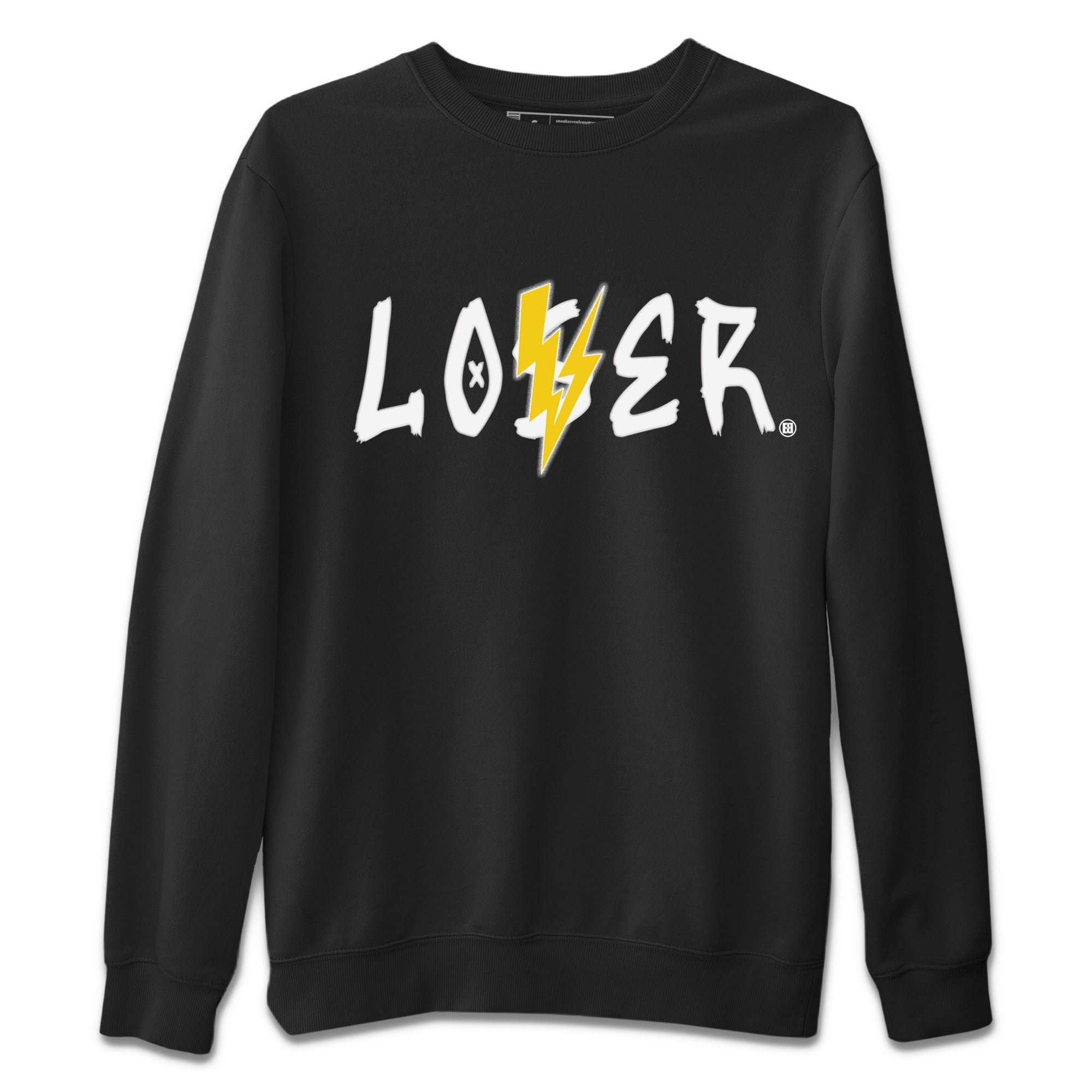 Air Jordan 4 Thunder Sneaker Match Tees Loser Lover Streetwear Sneaker Shirt Air Jordan 4 Retro Thunder Tee Unisex Shirts Black 2