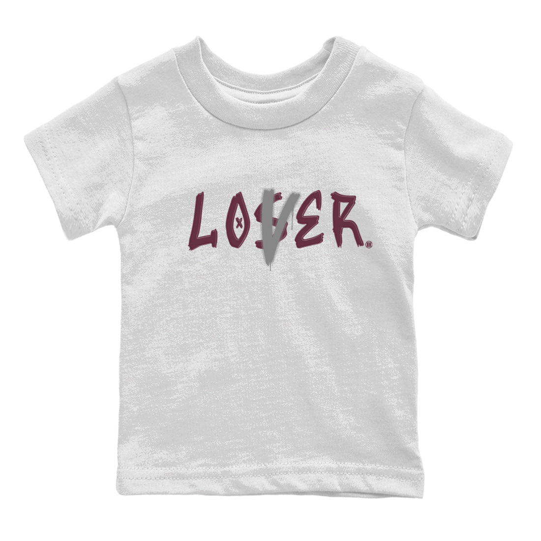 Air Jordan 5 Burgundy Sneaker Match Tees Loser Lover Jordan 5 Burgundy Tee Sneaker Release Tees Kids Shirts White 2