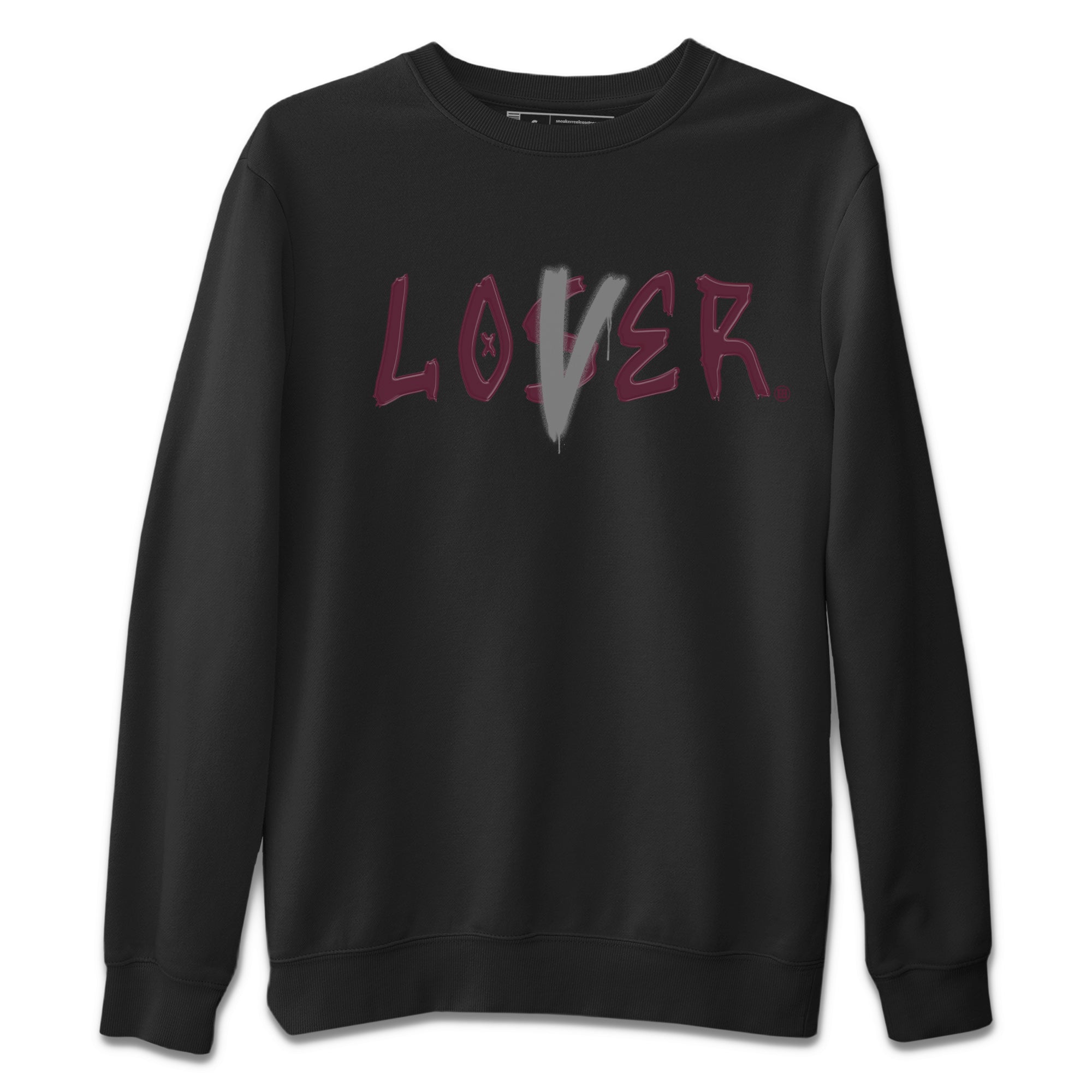 Air Jordan 5 Burgundy Sneaker Match Tees Loser Lover Jordan 5 Burgundy Tee Sneaker Release Tees Unisex Shirts Black 2