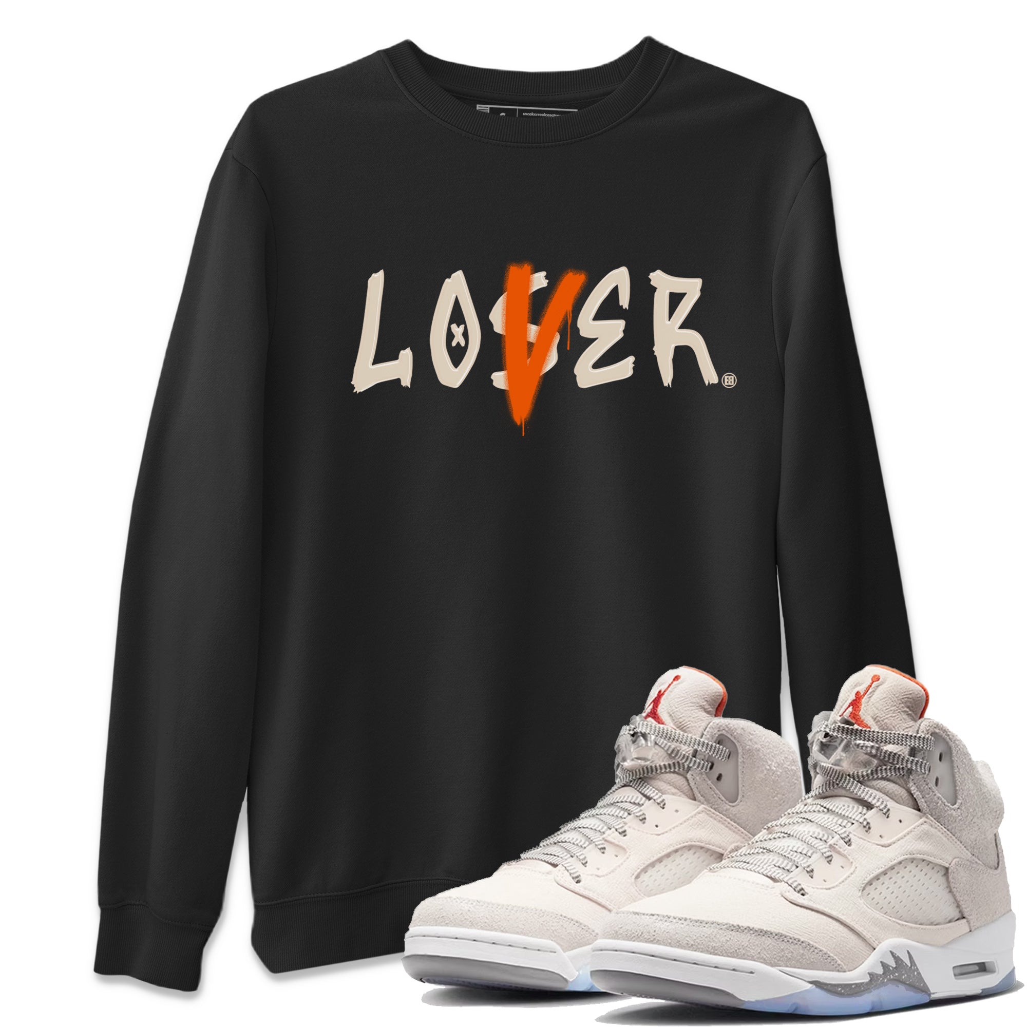 Jordan 5 Craft Tee Loser Lover Streetwear Sneaker Shirt Air Jordan 5 Craft Sneaker Release Tees Unisex Shirts Black 1