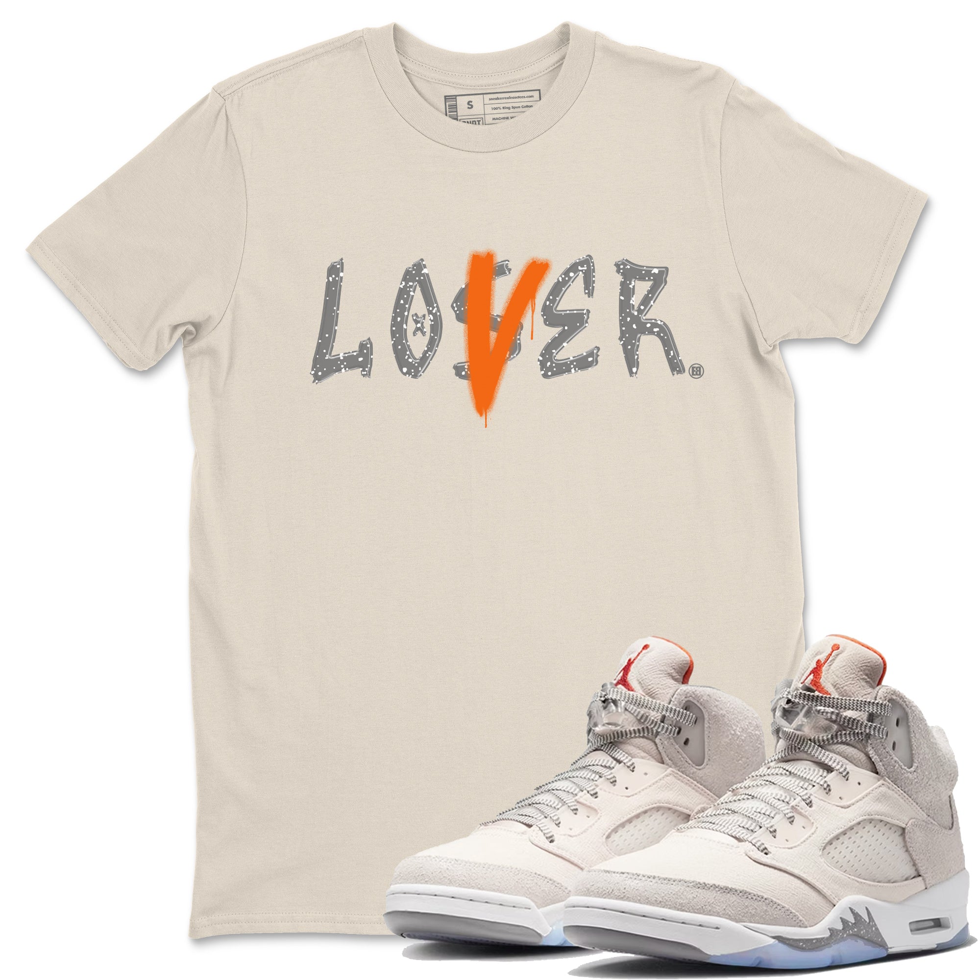 Jordan 5 Craft Tee Loser Lover Streetwear Sneaker Shirt Air Jordan 5 Craft Sneaker Release Tees Unisex Shirts Natural 1