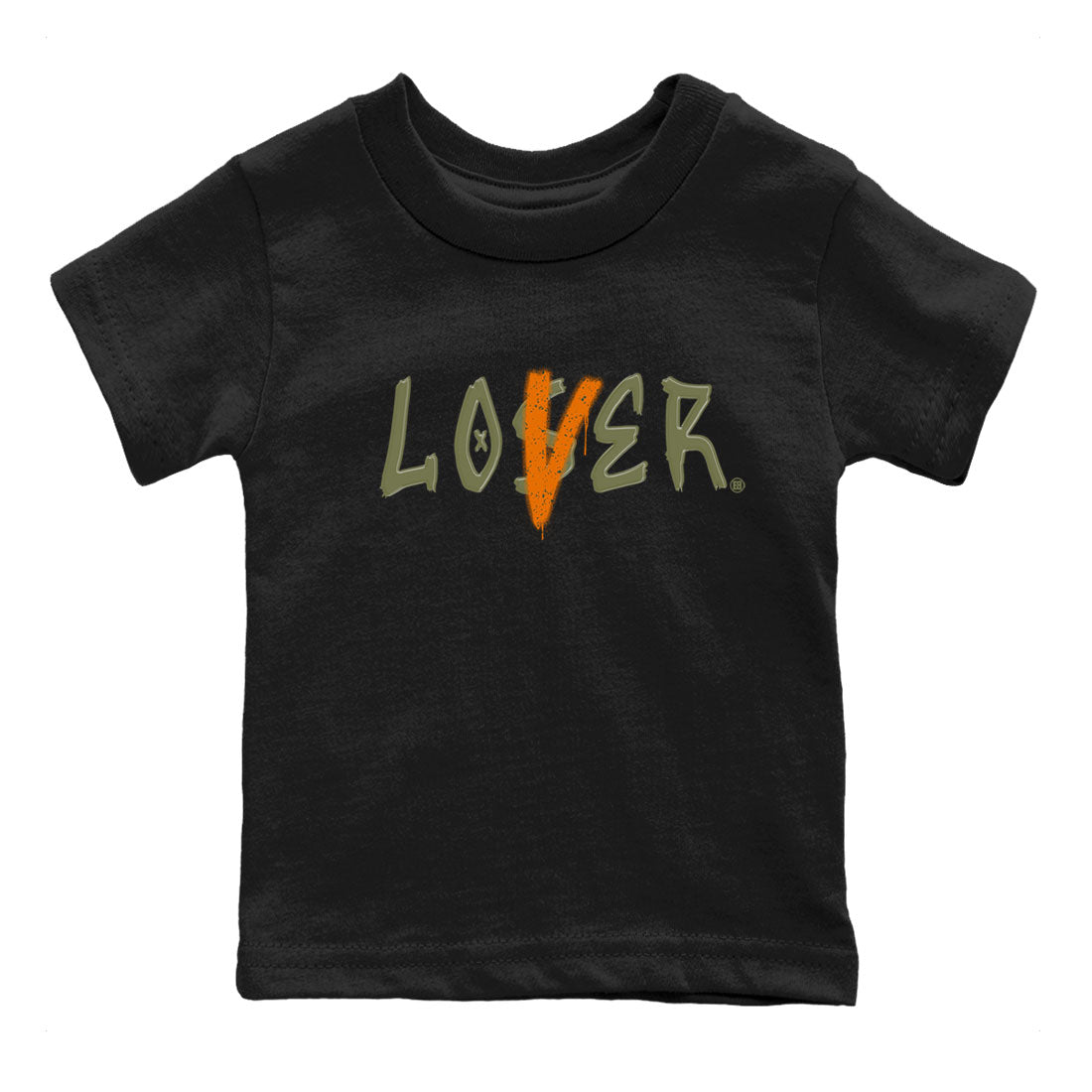 5s Olive shirt to match jordans Loser Lover sneaker tees Air Jordan 5 Olive Drip Gear Zone baby toddler Black 2 cotton Shirt