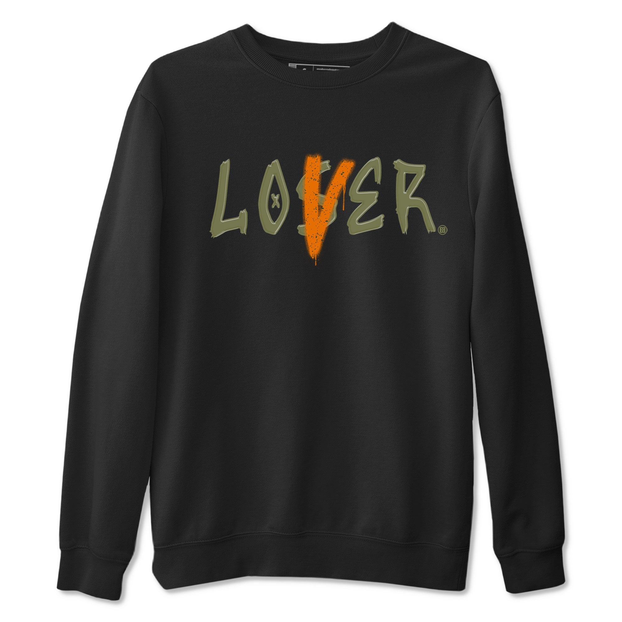 5s Olive shirt to match jordans Loser Lover sneaker tees Air Jordan 5 Retro Olive Drip Gear Zone unisex cotton Black 2 crew neck shirt