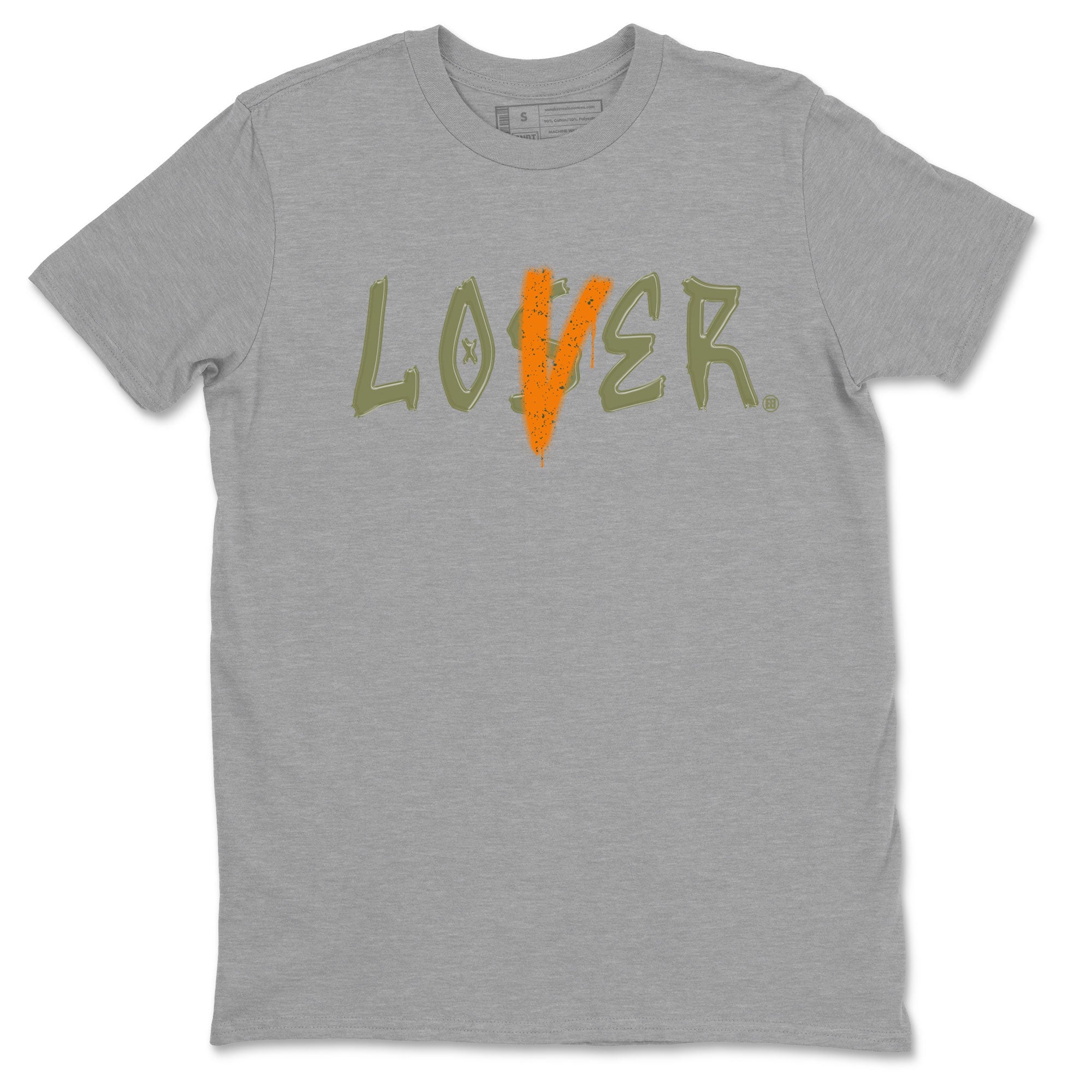5s Olive shirt to match jordans Loser Lover sneaker tees Air Jordan 5 Retro Olive Drip Gear Zone unisex cotton Heather Grey 2 crew neck shirt