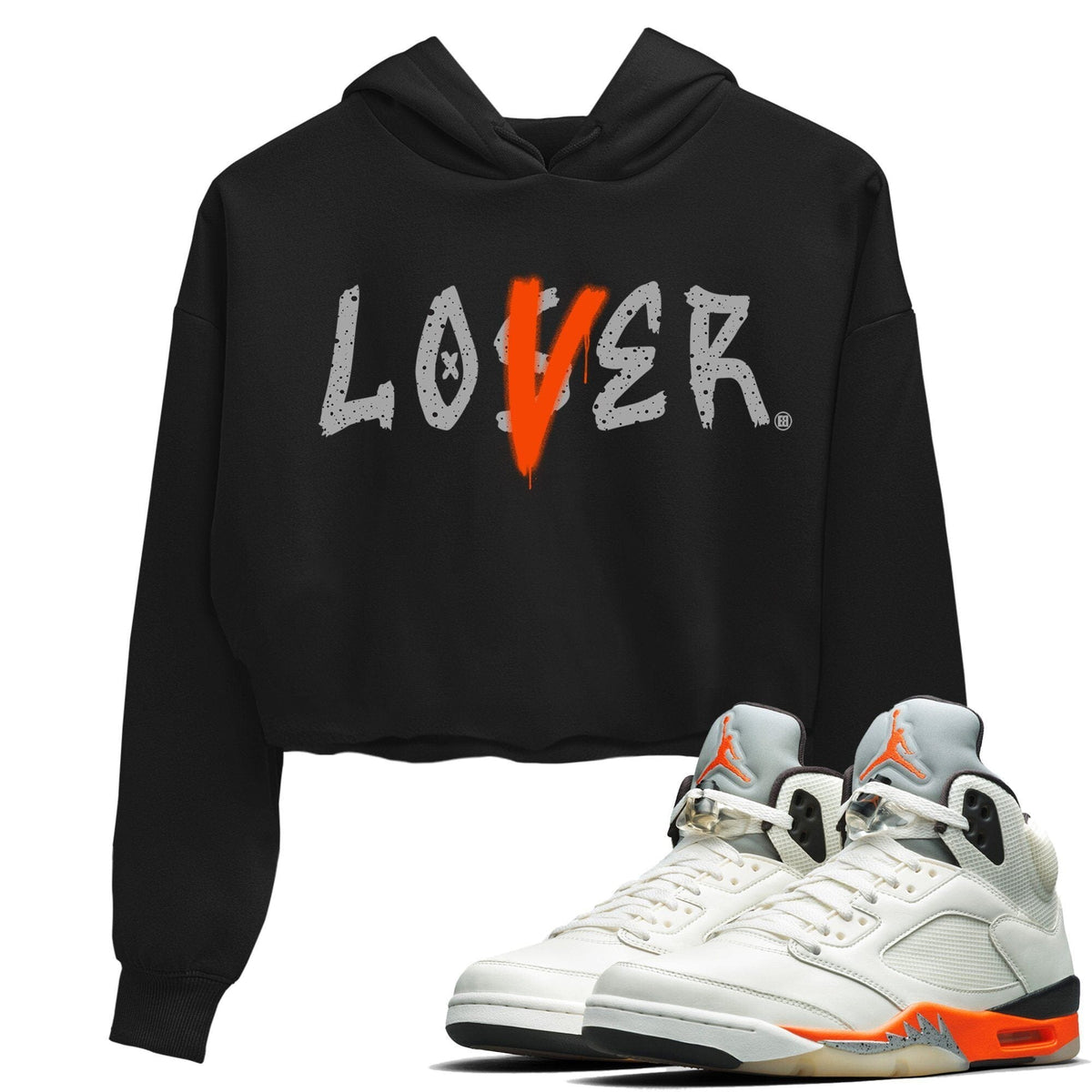 Jordan 5 Shattered Backboard Sneaker Matching T-Shirt Loser Lover Sneaker Tees Jordan 5 Shattered Backboard Sneaker Release Tees Women's Shirts