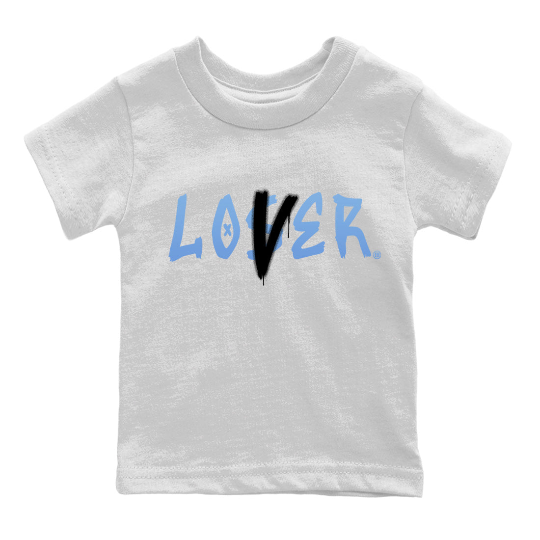 Jordan 5 UNC Sneaker Matching T-Shirt Loser Lover Sneaker Tees Jordan 5 UNC Sneaker Release Tees Kids Shirts