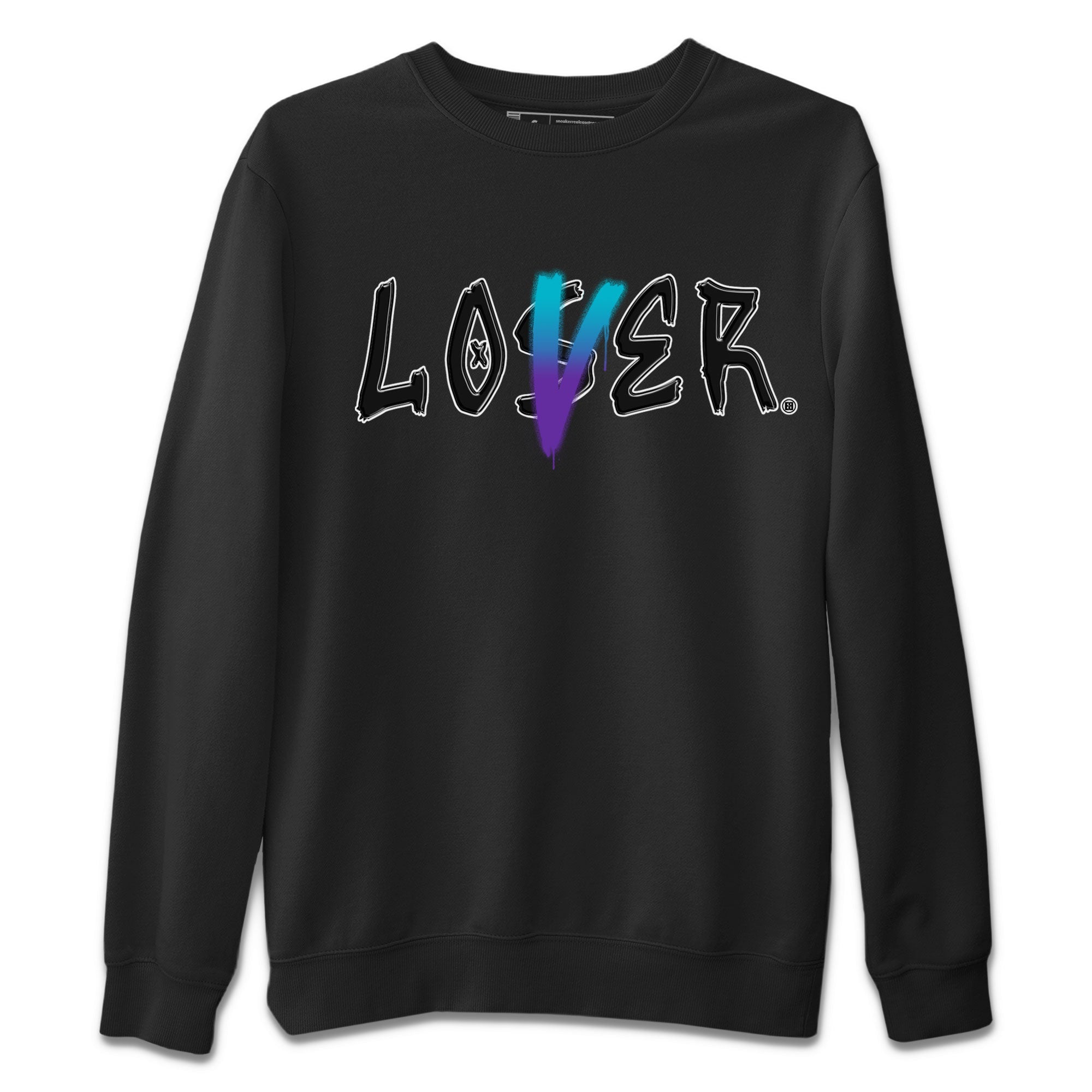 AJ6 Aqua Sneaker Match Tees Loser Lover Streetwear Sneaker Shirt Air Jordan 6 Aqua Drip Gear Zone Sneaker Matching Clothing Unisex Shirts Black 2