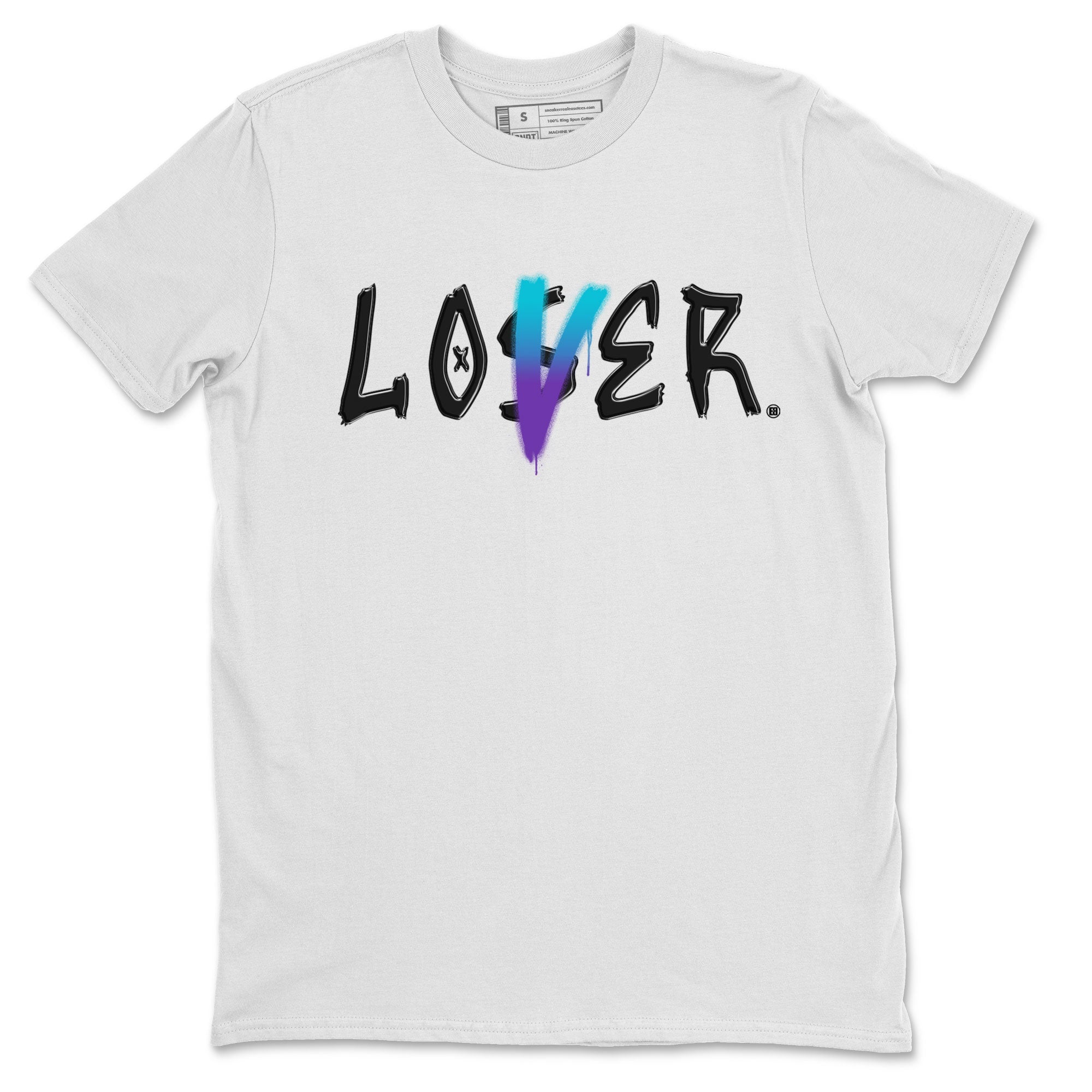 AJ6 Aqua Sneaker Match Tees Loser Lover Streetwear Sneaker Shirt Air Jordan 6 Aqua Drip Gear Zone Sneaker Matching Clothing Unisex Shirts White 2
