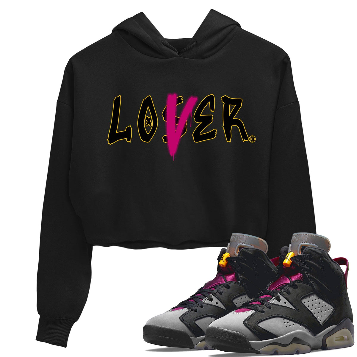 Jordan 6 Bordeaux Sneaker Matching T-Shirt Loser Lover Sneaker Tees Jordan 6 Bordeaux Sneaker Release Tees Women's Shirts