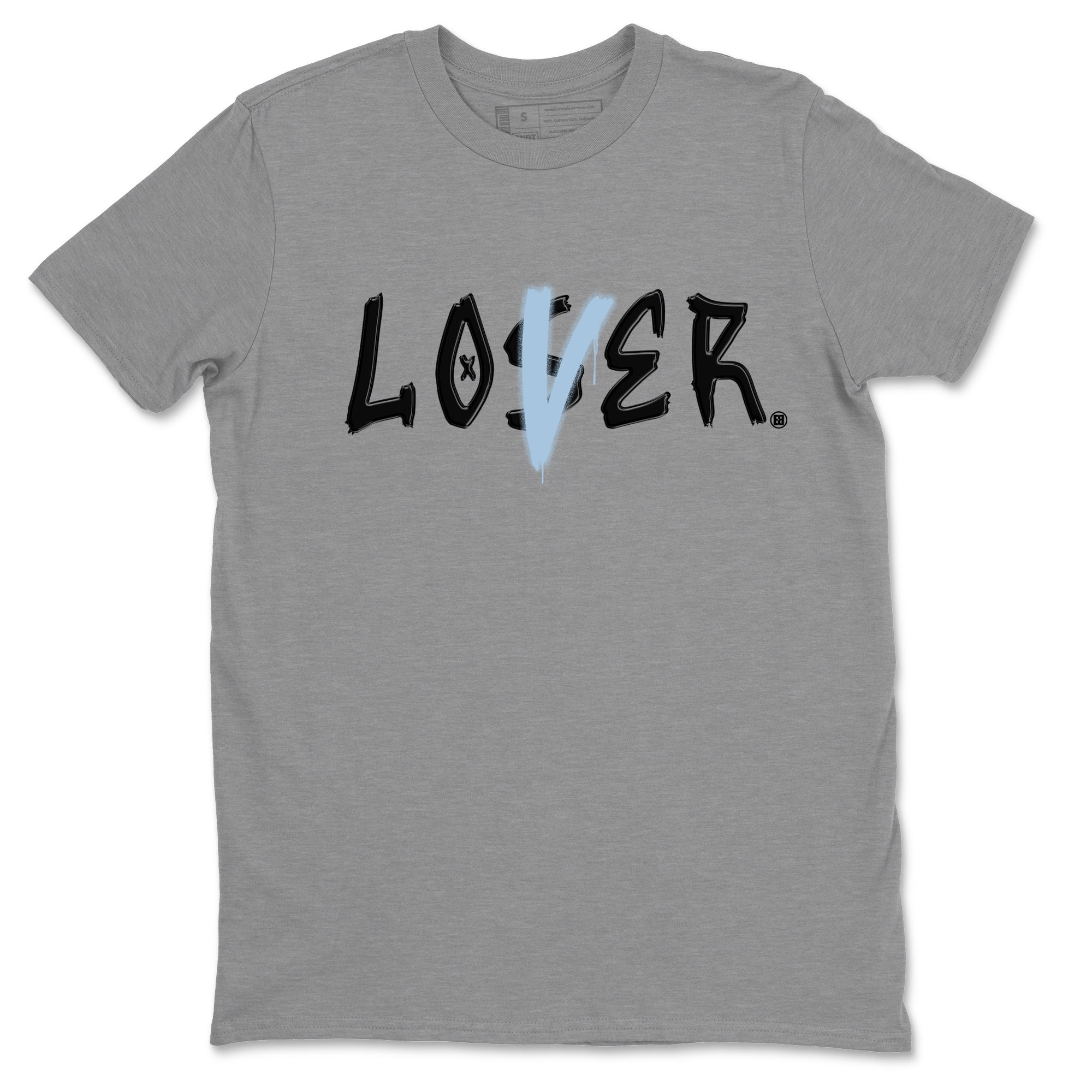 Air Jordan 7 Chambray Sneaker Match Tees Loser Lover Streetwear Sneaker Shirt AJ7 Chambray Drip Gear Zone Sneaker Matching Clothing Unisex Shirts Heather Grey 2