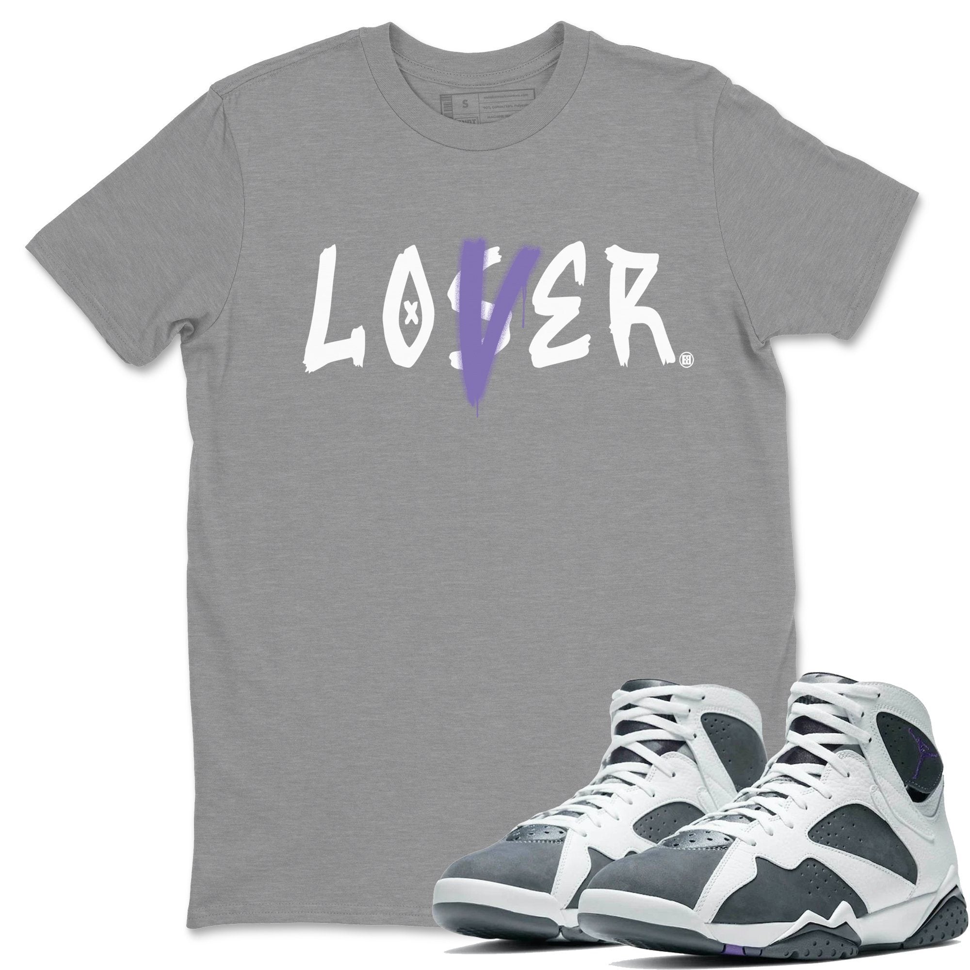 Jordan 7 Flint Shirt To Match Jordans Loser Lover Sneaker Tees Jordan 7 Flint Drip Gear Zone Sneaker Matching Clothing Unisex Shirts