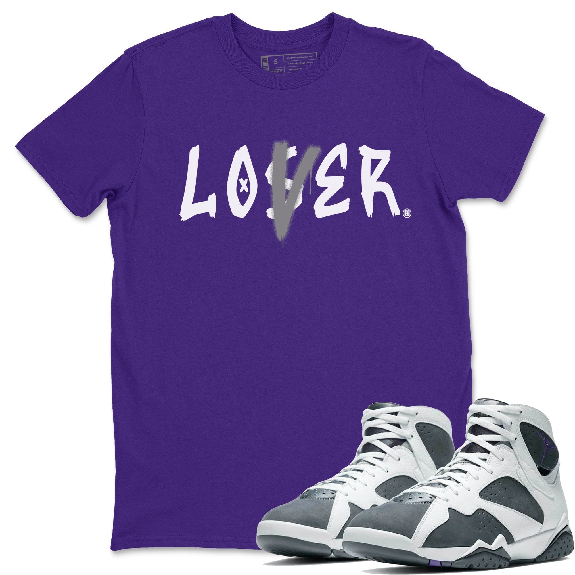 Jordan 7 Flint Shirt To Match Jordans Loser Lover Sneaker Tees Jordan 7 Flint Drip Gear Zone Sneaker Matching Clothing Unisex Shirts