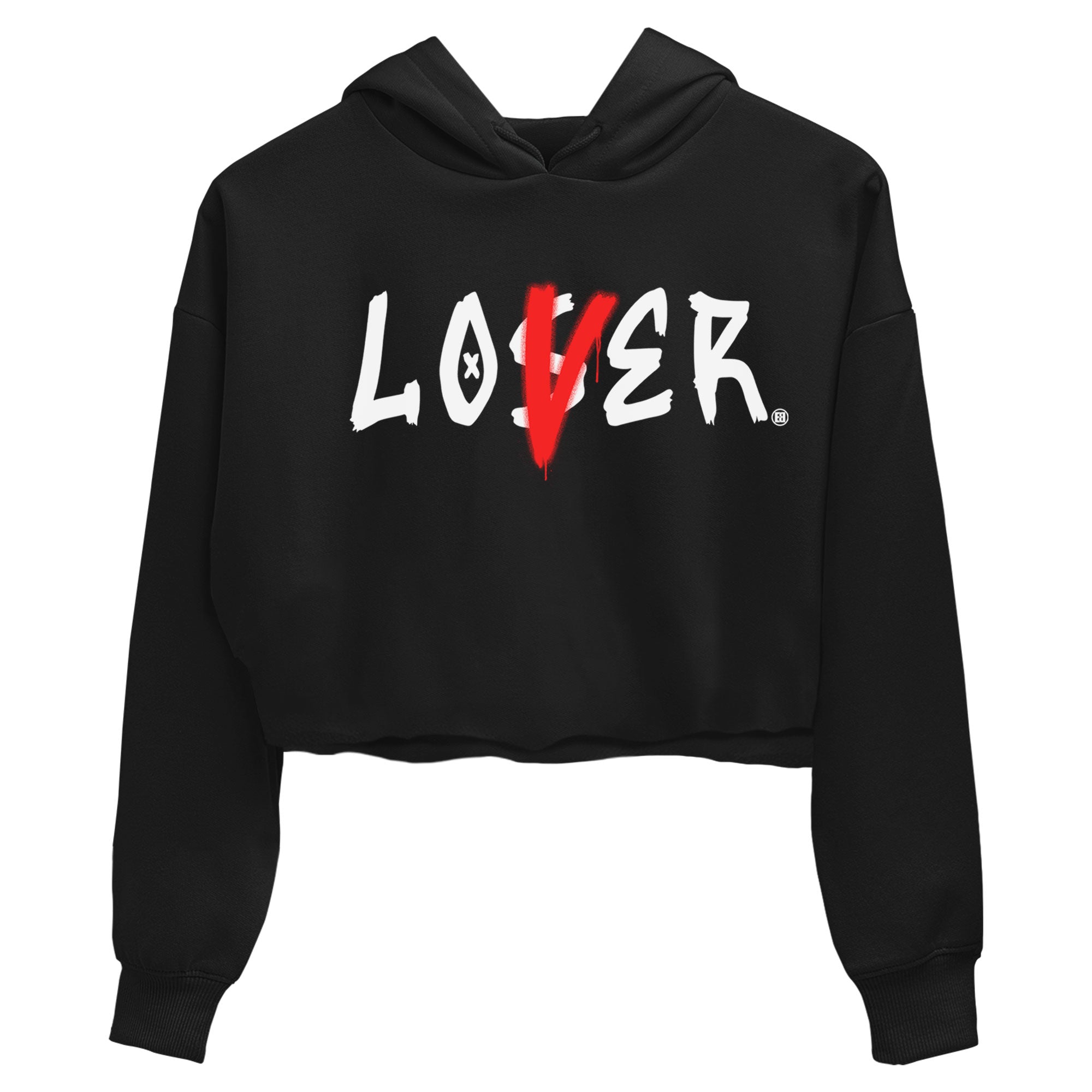 Air Jordan 7 Retro White Infrared shirt to match jordans Loser Lover Streetwear Sneaker Shirt Air Jordan 7 White Infrared Drip Gear Zone Sneaker Matching Clothing Black 2 Crop T-Shirt