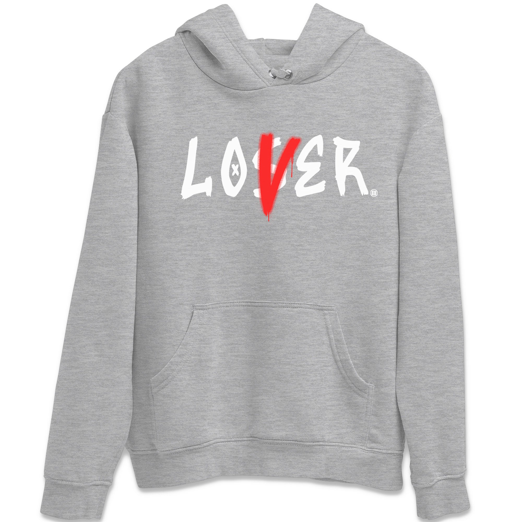 Air Jordan 7 Retro White Infrared shirt to match jordans Loser Lover Streetwear Sneaker Shirt Air Jordan 7 White Infrared Drip Gear Zone Sneaker Matching Clothing Unisex Heather Grey 2 T-Shirt