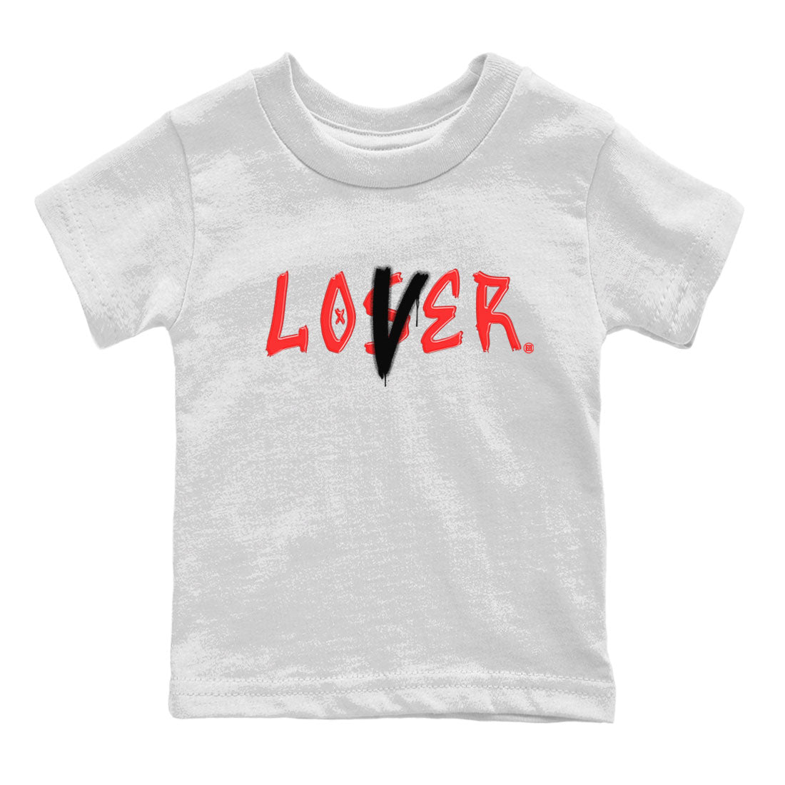 Air Jordan 7 Retro White Infrared shirt to match jordans Loser Lover Streetwear Sneaker Shirt Air Jordan 7 White Infrared Drip Gear Zone Sneaker Matching Clothing Baby Toddler White 2 T-Shirt