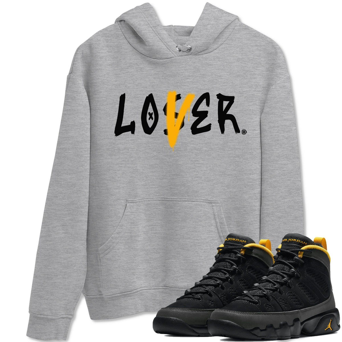 Jordan 9 University Gold Shirt To Match Jordans Loser Lover Sneaker Tees Jordan 9 University Gold Drip Gear Zone Sneaker Matching Clothing Unisex Shirts