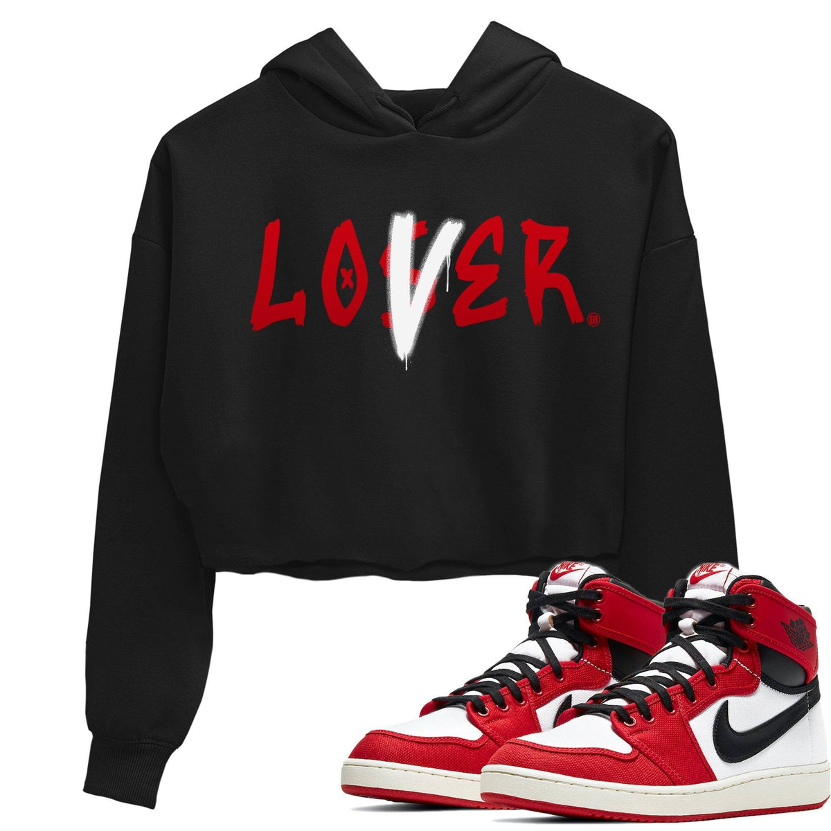 Jordan 1 Chicago Sneaker Matching T-Shirt Loser Lover Sneaker Tees Jordan 1 Chicago Sneaker Release Tees Women's Shirts