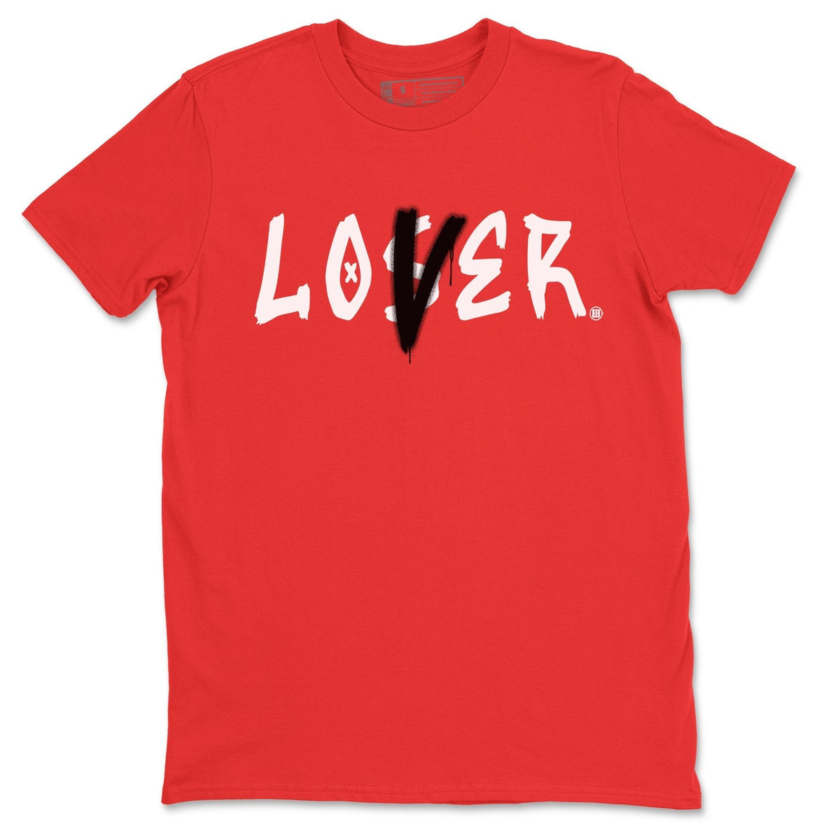 Jordan 1 Chicago Sneaker Matching T-Shirt Loser Lover Sneaker Tees Jordan 1 Chicago Sneaker Release Tees Crew Neck Tees