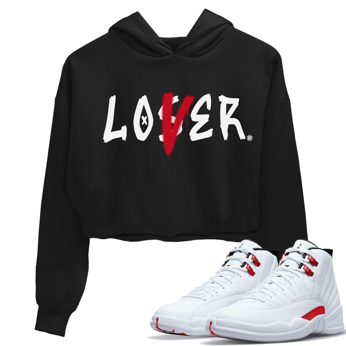 Jordan 12 Twist Sneaker Matching T-Shirt Loser Lover Sneaker Tees Jordan 12 Twist Sneaker Release Tees Women's Shirts