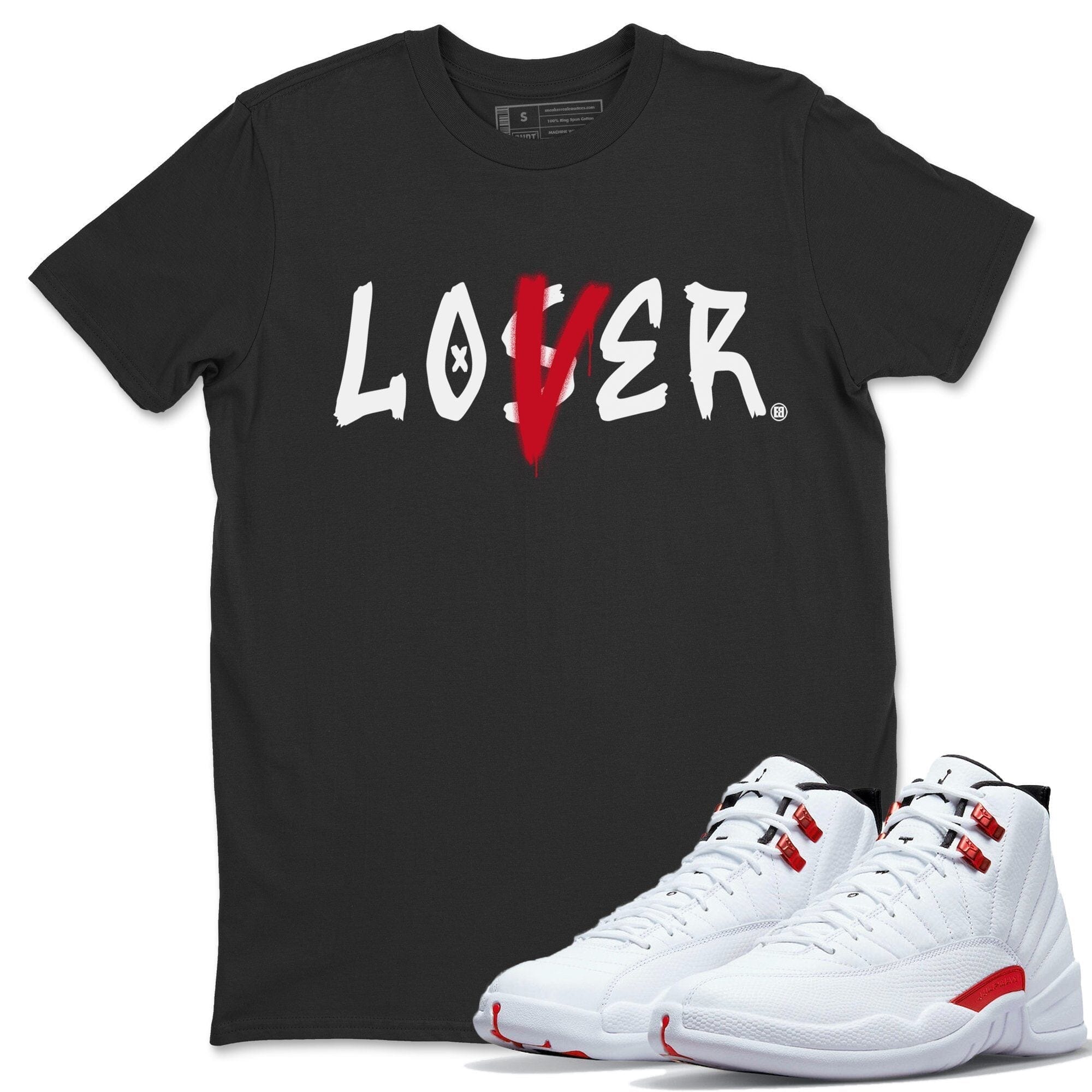 Jordan 12 Twist Shirt To Match Jordans Loser Lover Sneaker Tees Jordan 12 Twist Drip Gear Zone Sneaker Matching Clothing Unisex Shirts