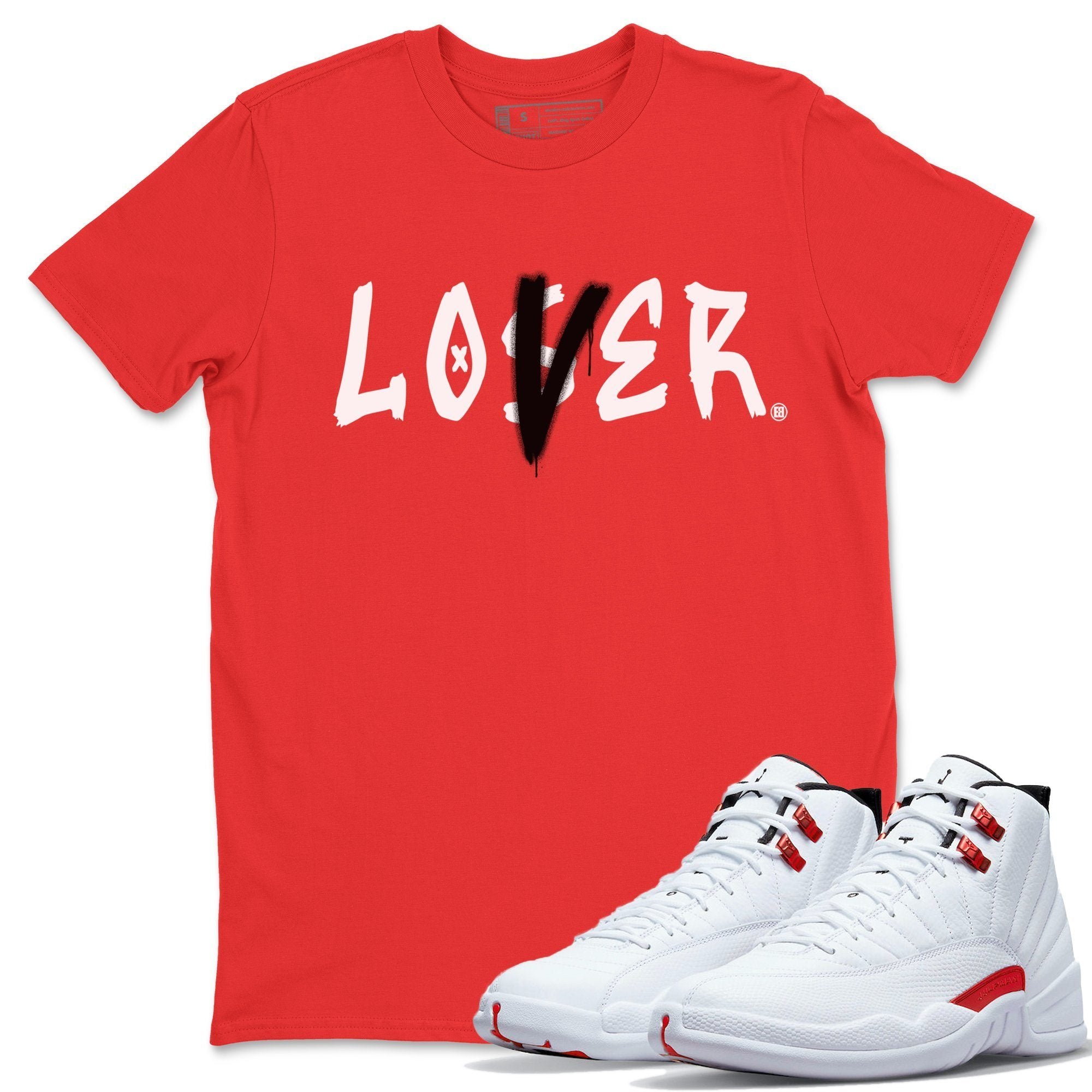 Jordan 12 Twist Shirt To Match Jordans Loser Lover Sneaker Tees Jordan 12 Twist Drip Gear Zone Sneaker Matching Clothing Unisex Shirts