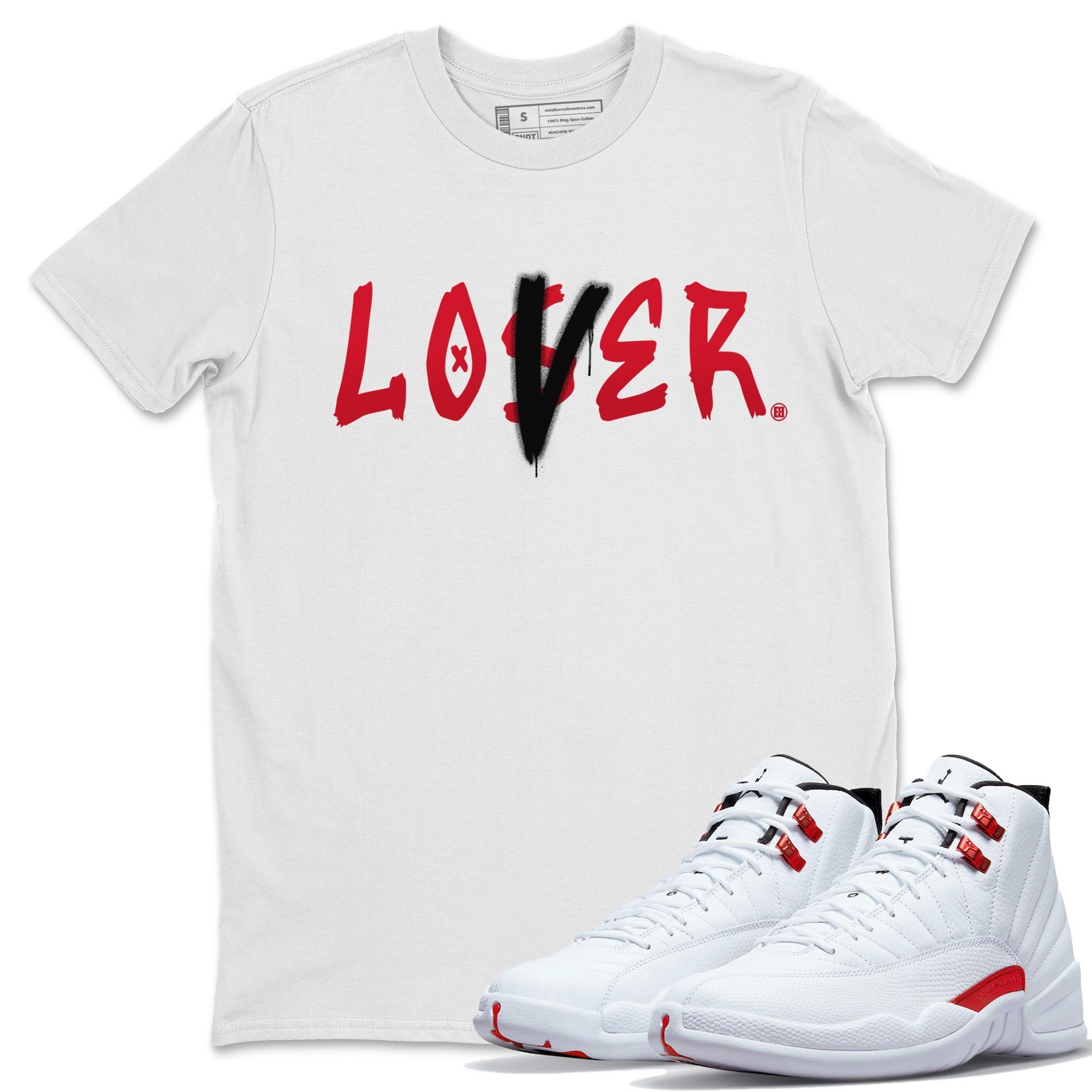 Jordan 12 Twist Shirt To Match Jordans Loser Lover Sneaker Tees Jordan 12 Twist Drip Gear Zone Sneaker Matching Clothing Unisex Shirts