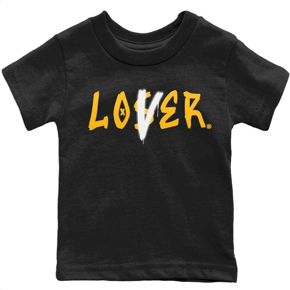 Dunk Championship Goldenrod Sneaker Match Tees Loser Lover Sneaker Tees Dunk Championship Goldenrod Jordan to match sneaker T-Shirt Kids Shirts