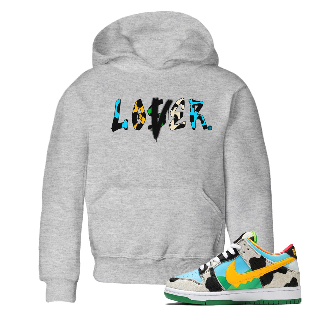 Dunk Chunky Dunky Tee Loser Lover Streetwear Sneaker Shirt Dunk Chunky Dunky Sneaker Release Tees Kids Shirts Heather Grey 1