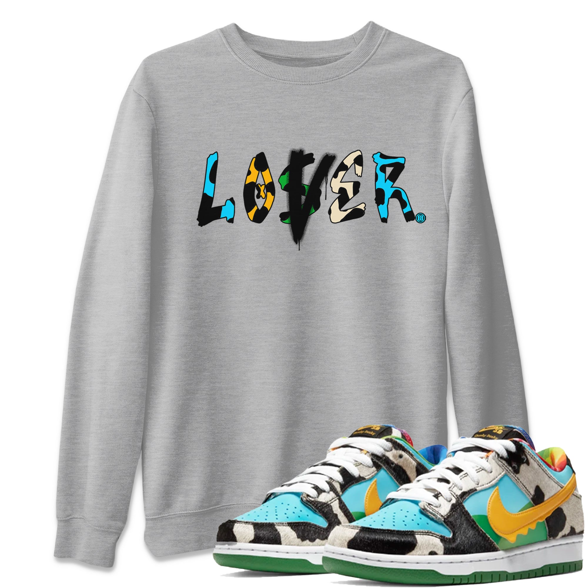 Dunk Chunky Dunky Tee Loser Lover Streetwear Sneaker Shirt Dunk Chunky Dunky Sneaker Release Tees Unisex Shirts Heather Grey 1