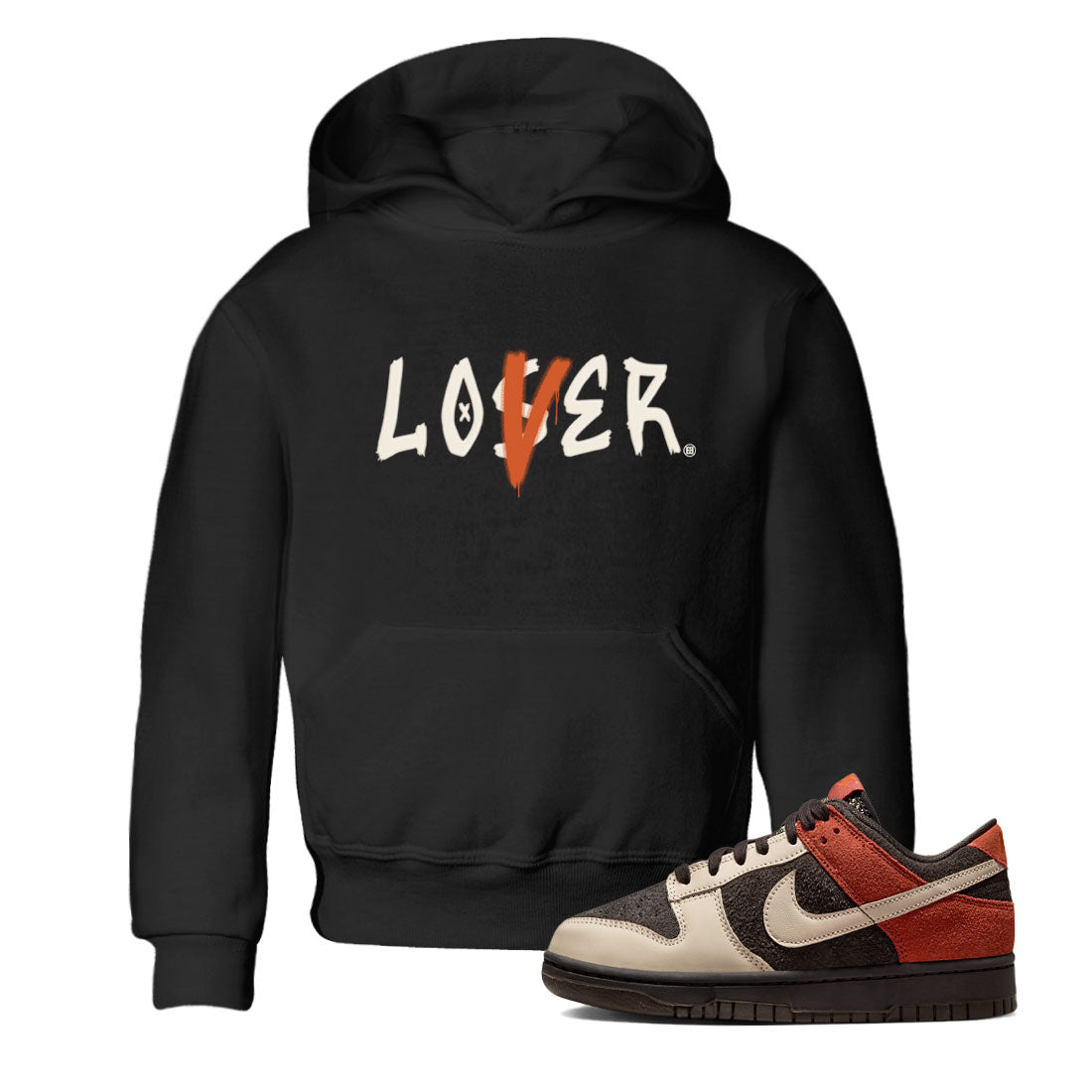Dunk Low Red Panda shirt to match jordans Loser Lover sneaker tees Dunk Low Red Panda Drip Gear Zone Sneaker T-Shirts Youth and Baby Black 1 T-Shirt