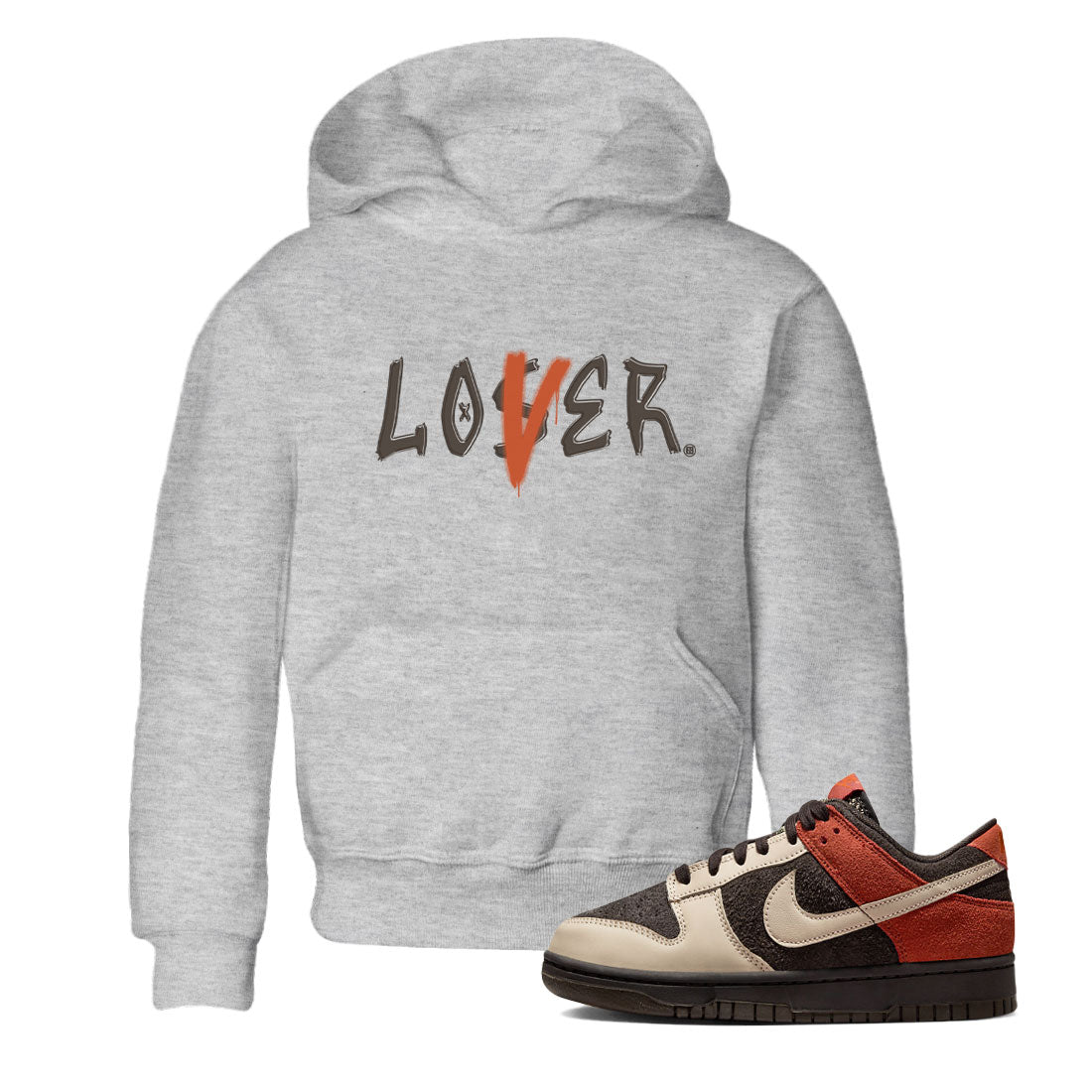 Dunk Low Red Panda shirt to match jordans Loser Lover sneaker tees Dunk Low Red Panda Drip Gear Zone Sneaker T-Shirts Youth and Baby Heather Grey 1 T-Shirt