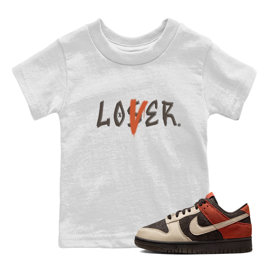 Dunk Low Red Panda shirt to match jordans Loser Lover sneaker tees Dunk Low Red Panda Drip Gear Zone Sneaker T-Shirts Youth and Baby White 1 T-Shirt