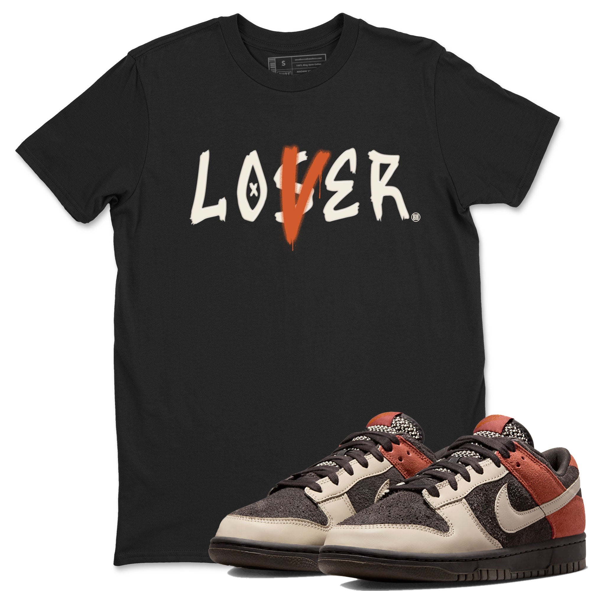 Dunk Low Red Panda shirt to match jordans Loser Lover sneaker tees Dunk Low Red Panda Drip Gear Zone Sneaker T-Shirts Crew Neck Casual Fit Black 1 T-Shirt
