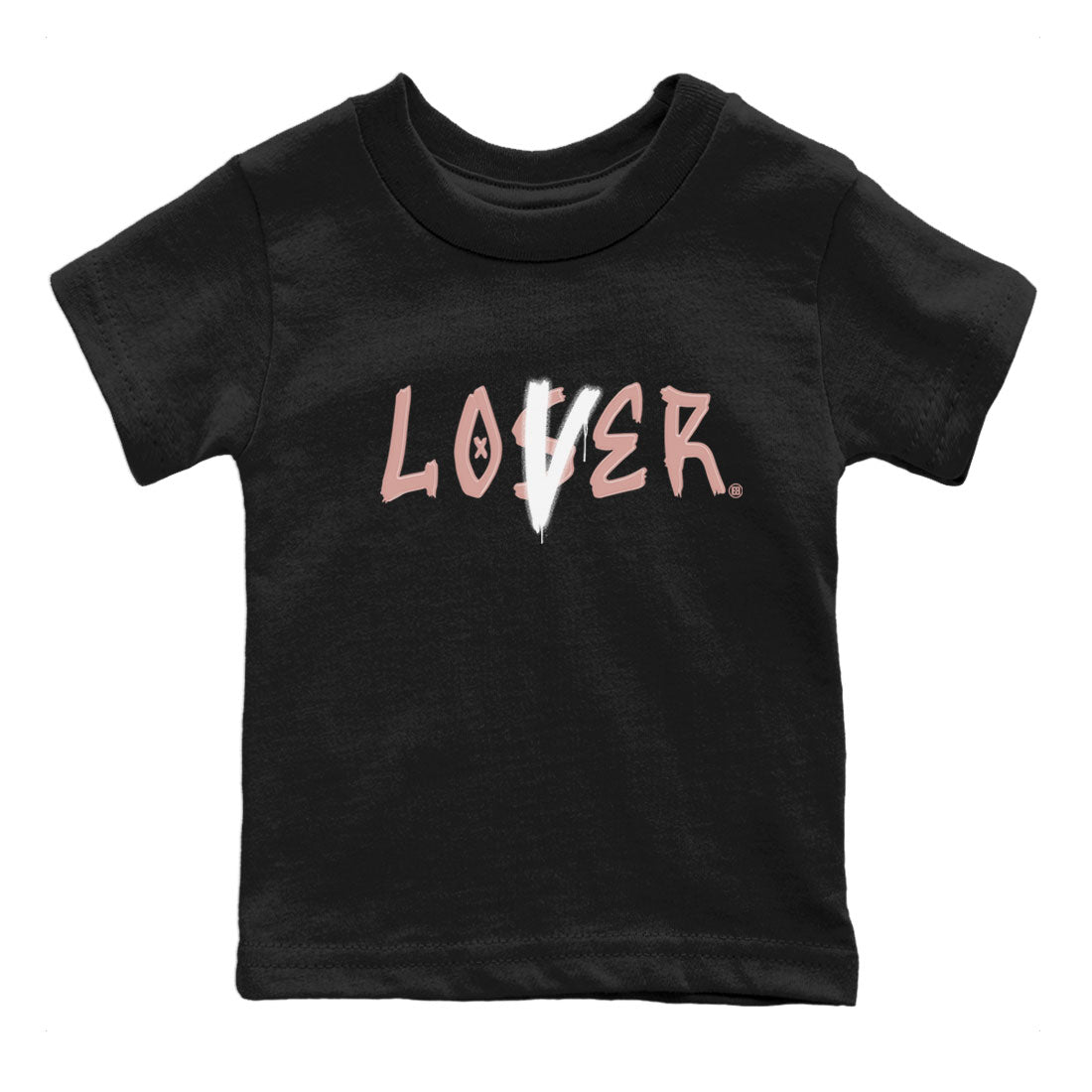 Dunk Low WMNS Rose Whisper shirt to match jordans Loser Lover Streetwear Sneaker Shirt Dunk Rose Whisper Drip Gear Zone Sneaker Matching Clothing Baby Toddler Kids Black 2 T-Shirt