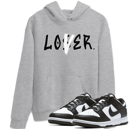 Dunk Panda Sneaker Match Tees Loser Lover Sneaker Tees Dunk Panda Jordan to match sneaker T-Shirt Crew Neck Shirts