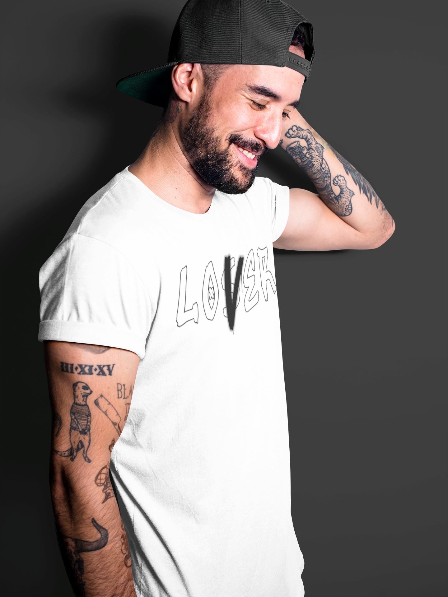 Dunk Panda Sneaker Match Tees Loser Lover Sneaker Tees Dunk Panda Jordan to match sneaker T-Shirt Crew Neck Shirts