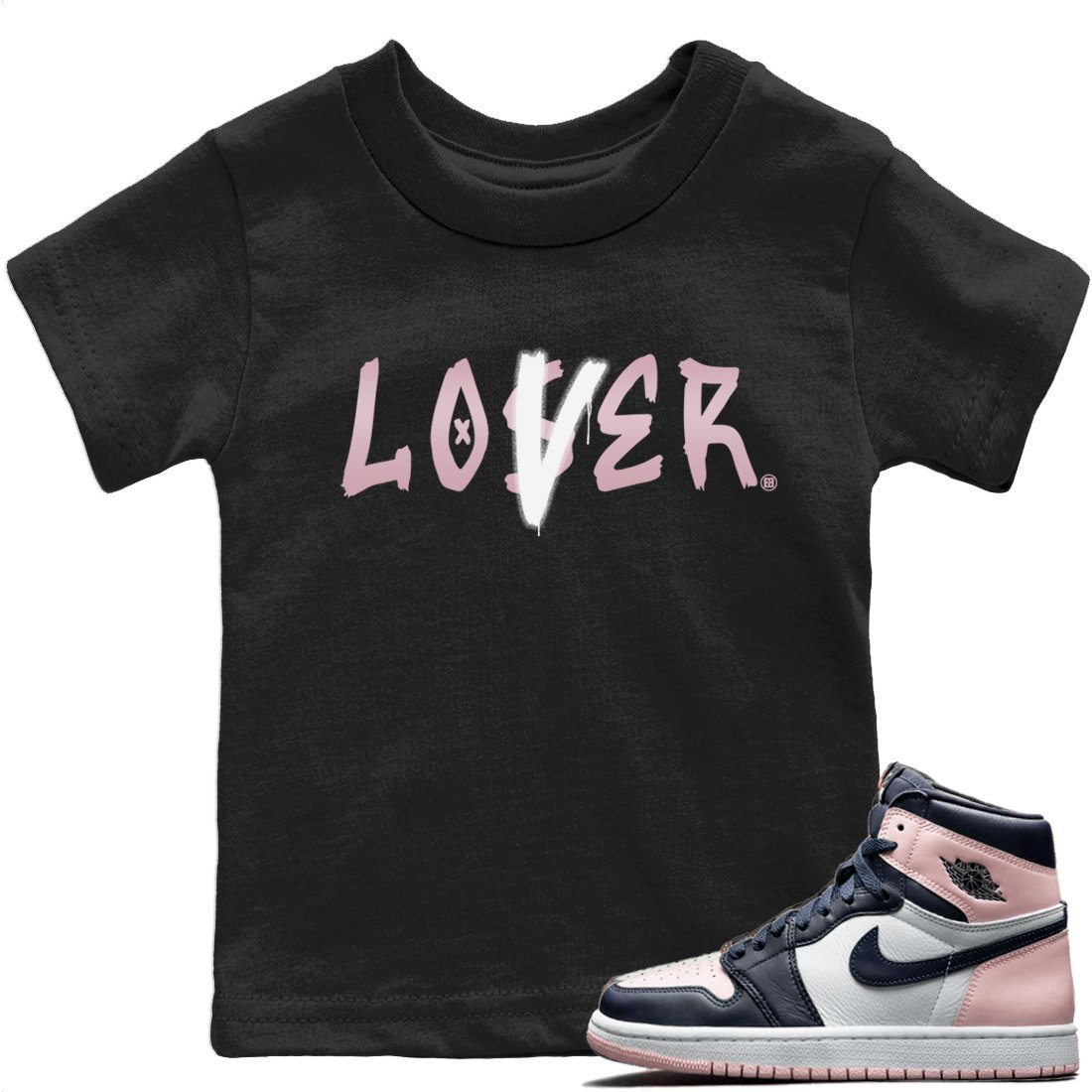 Jordan 1 Atmosphere Sneaker Match Tees Loser Lover Sneaker Tees Jordan 1 Atmosphere Jordan to match sneaker T-Shirt Kids Shirts