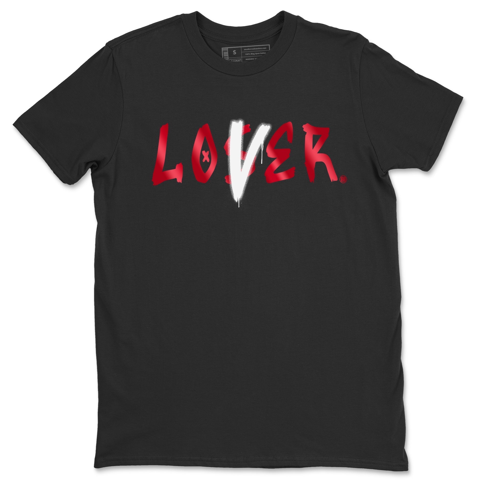 Jordan 1 Bred Patent Sneaker Matching T-Shirt Loser Lover Sneaker Tees Jordan 1 Bred Patent Sneaker Release Tees Crew Neck Tees