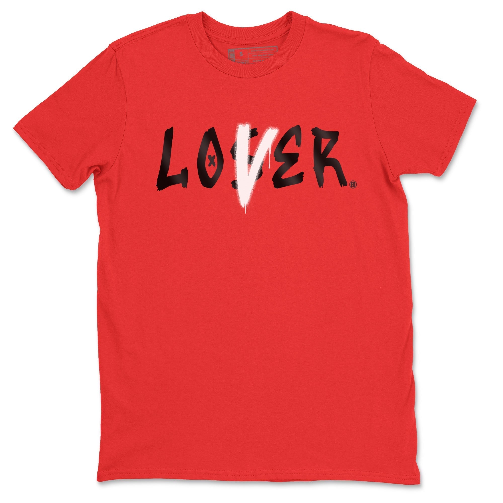 Jordan 1 Bred Patent Sneaker Matching T-Shirt Loser Lover Sneaker Tees Jordan 1 Bred Patent Sneaker Release Tees Crew Neck Tees