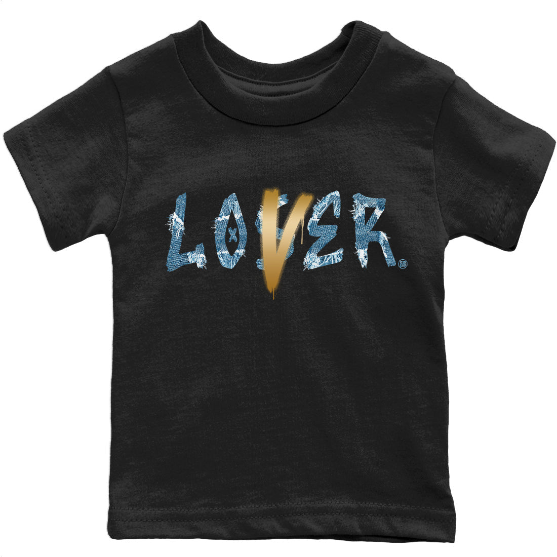 Jordan 1 Denim Sneaker Matching T-Shirt Loser Lover Sneaker Tees Jordan 1 Denim Sneaker Release Tees Kids Shirts