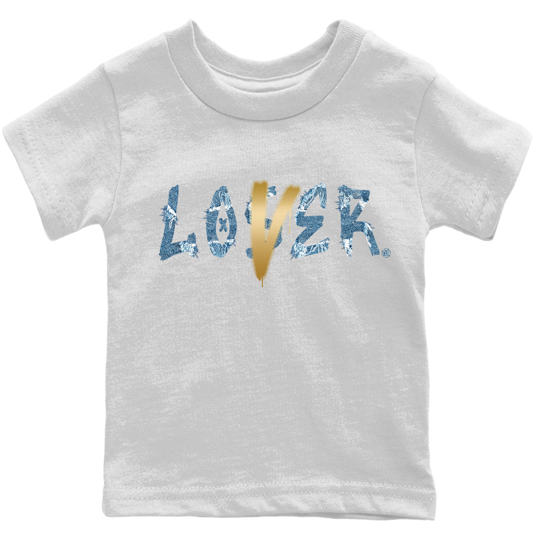 Jordan 1 Denim Sneaker Matching T-Shirt Loser Lover Sneaker Tees Jordan 1 Denim Sneaker Release Tees Kids Shirts