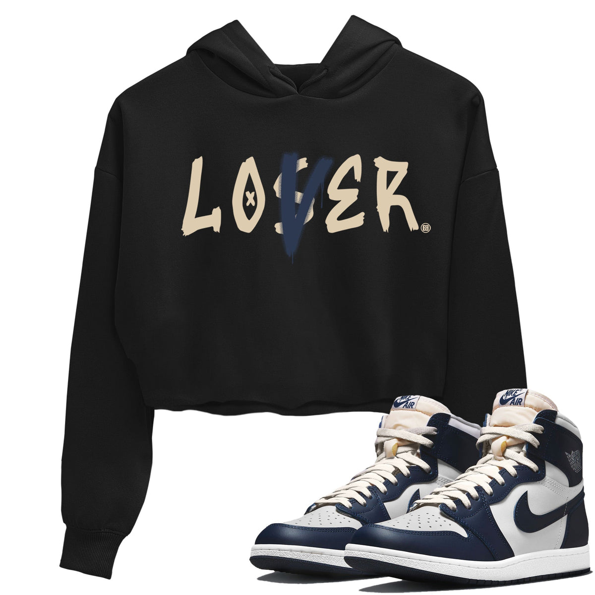 Jordan 1 85 Georgetown Sneaker Match Tees Loser Lover Sneaker Tees Jordan 1 85 Georgetown Jordan to match sneaker T-Shirt Women's Shirts